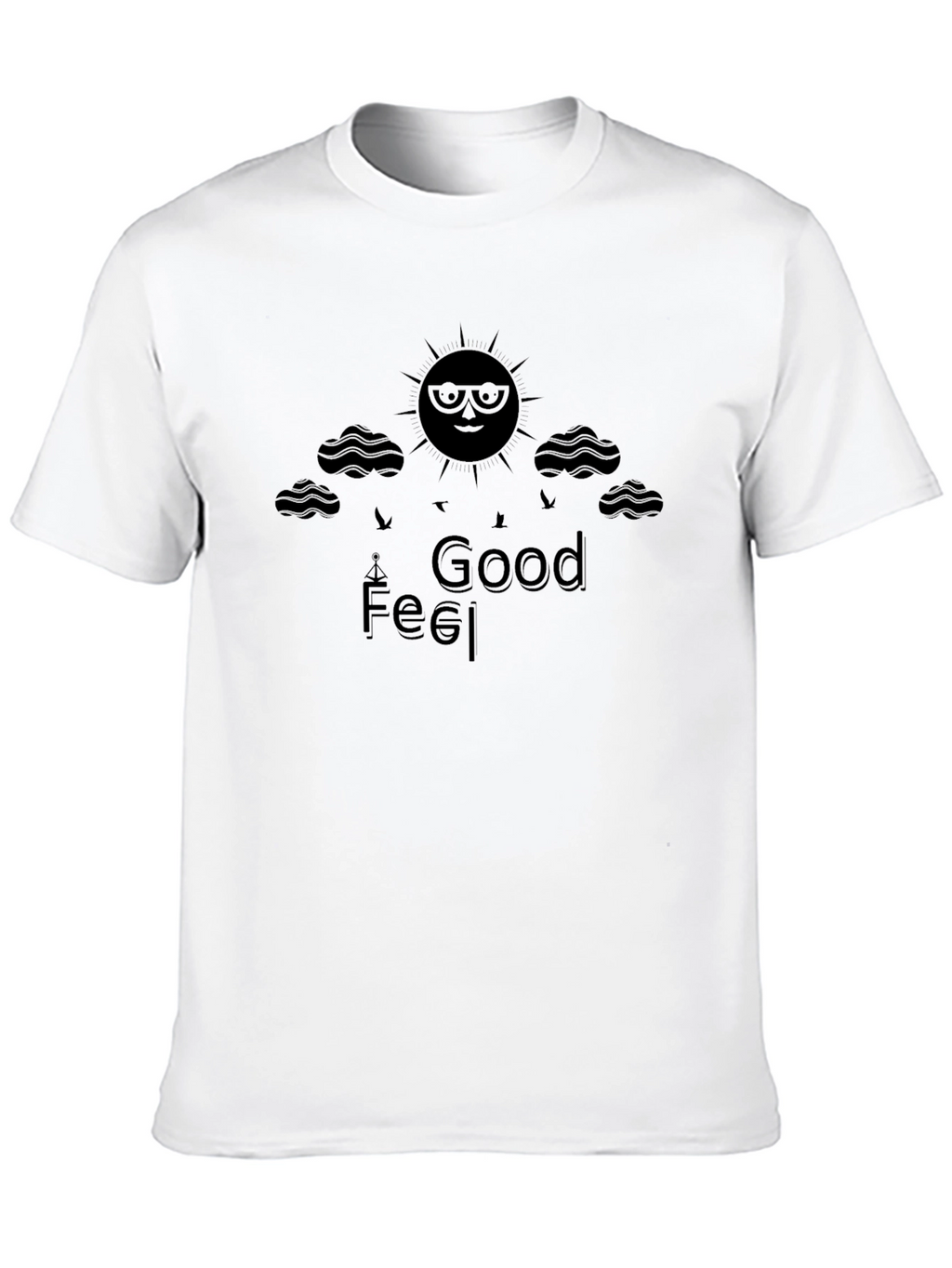 Good Feel Graphic T-Shirt - Sun & Clouds