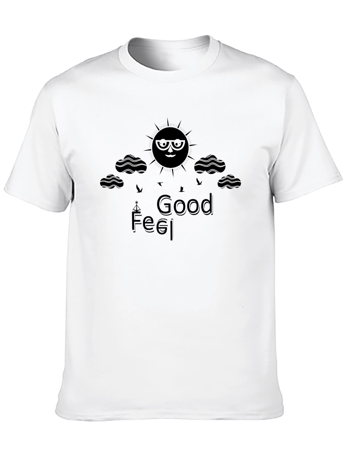 Good Feel Graphic T-Shirt - Sun & Clouds