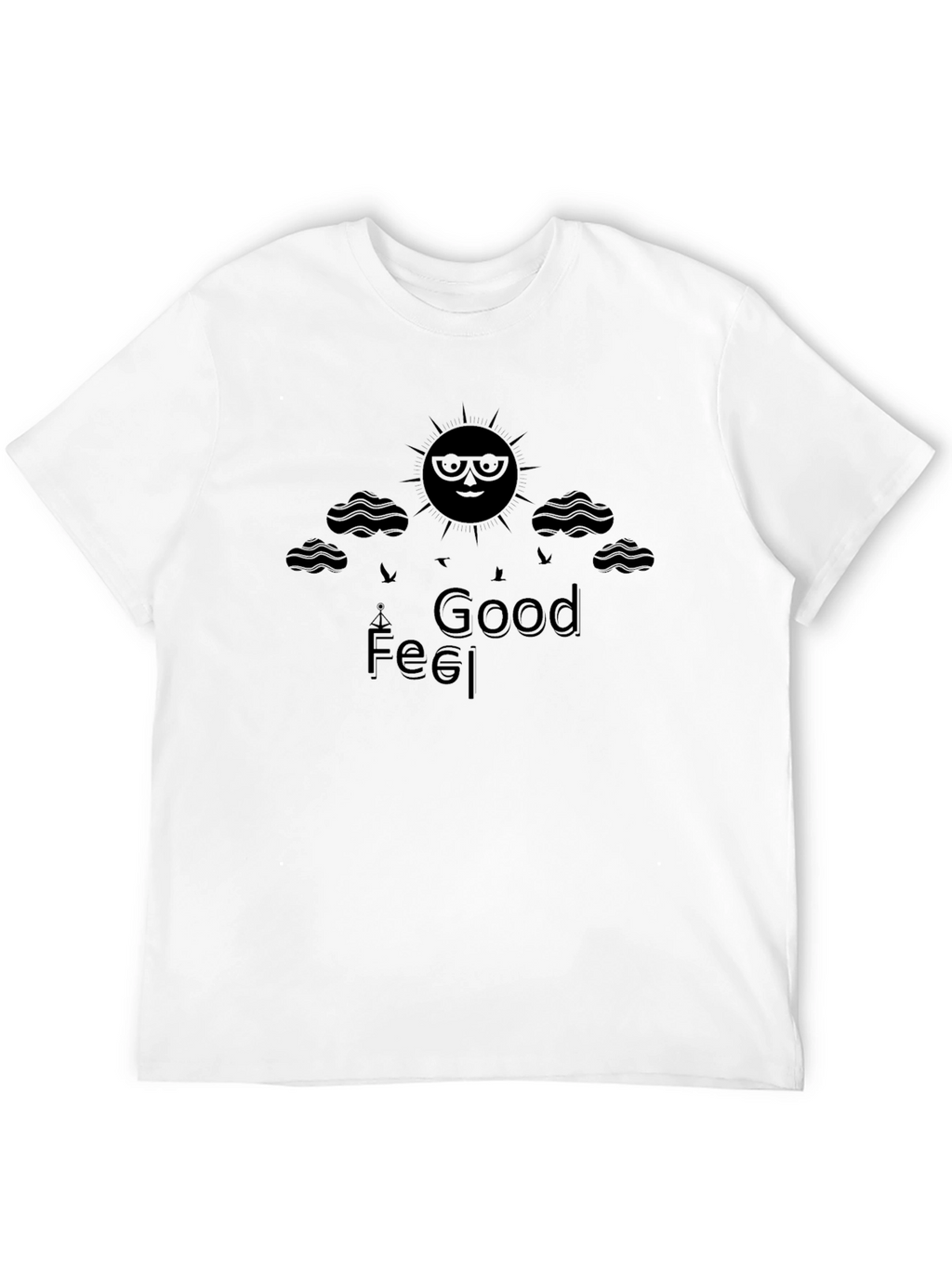 Good Feel Graphic T-Shirt - Sun & Clouds