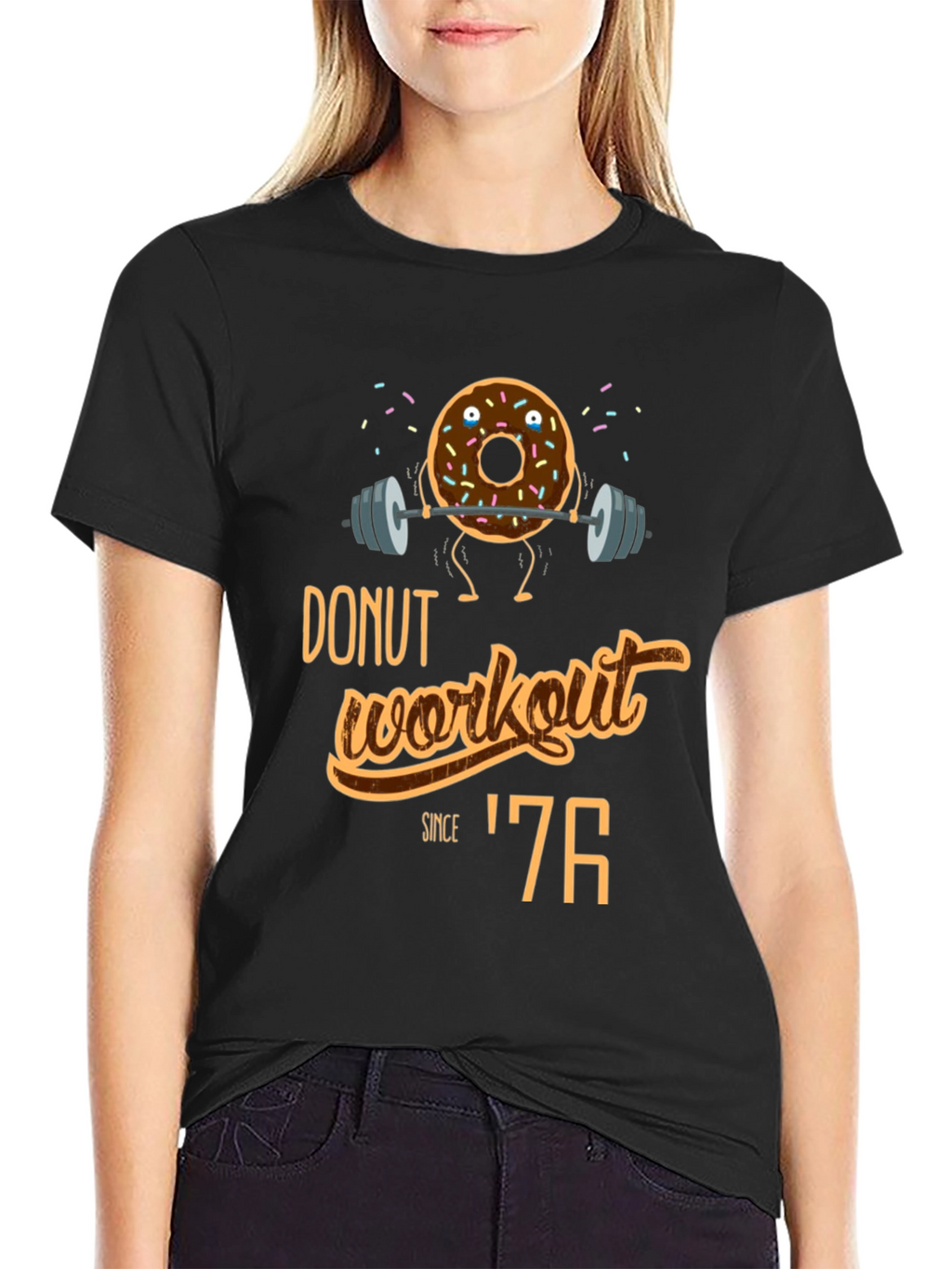 Donut Workout T-Shirt - Gym Humor Tee