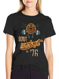 Donut Workout T-Shirt - Gym Humor Tee