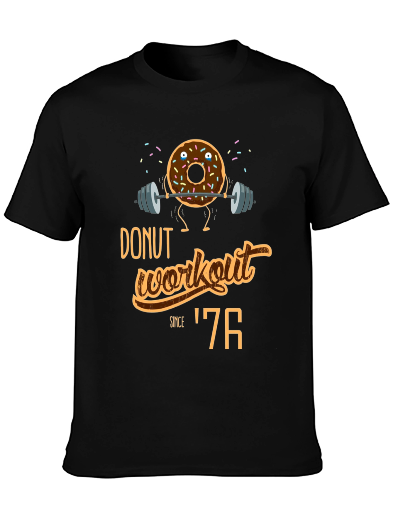 Donut Workout T-Shirt - Gym Humor Tee