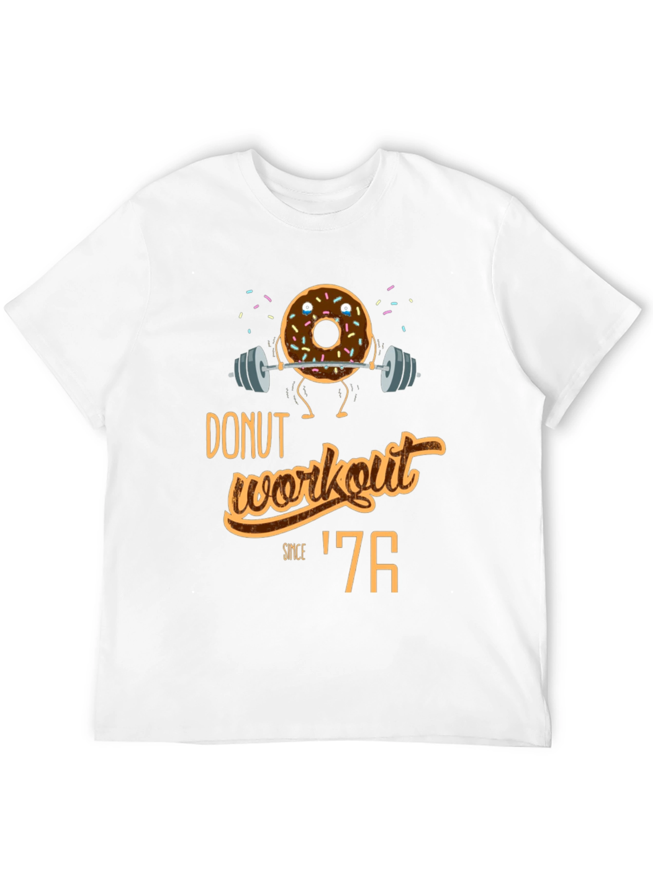 Donut Workout T-Shirt - Gym Humor Tee