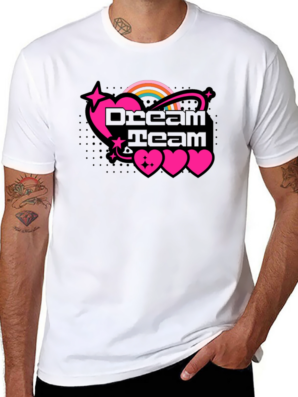 Dream Team Graphic Black T-Shirt