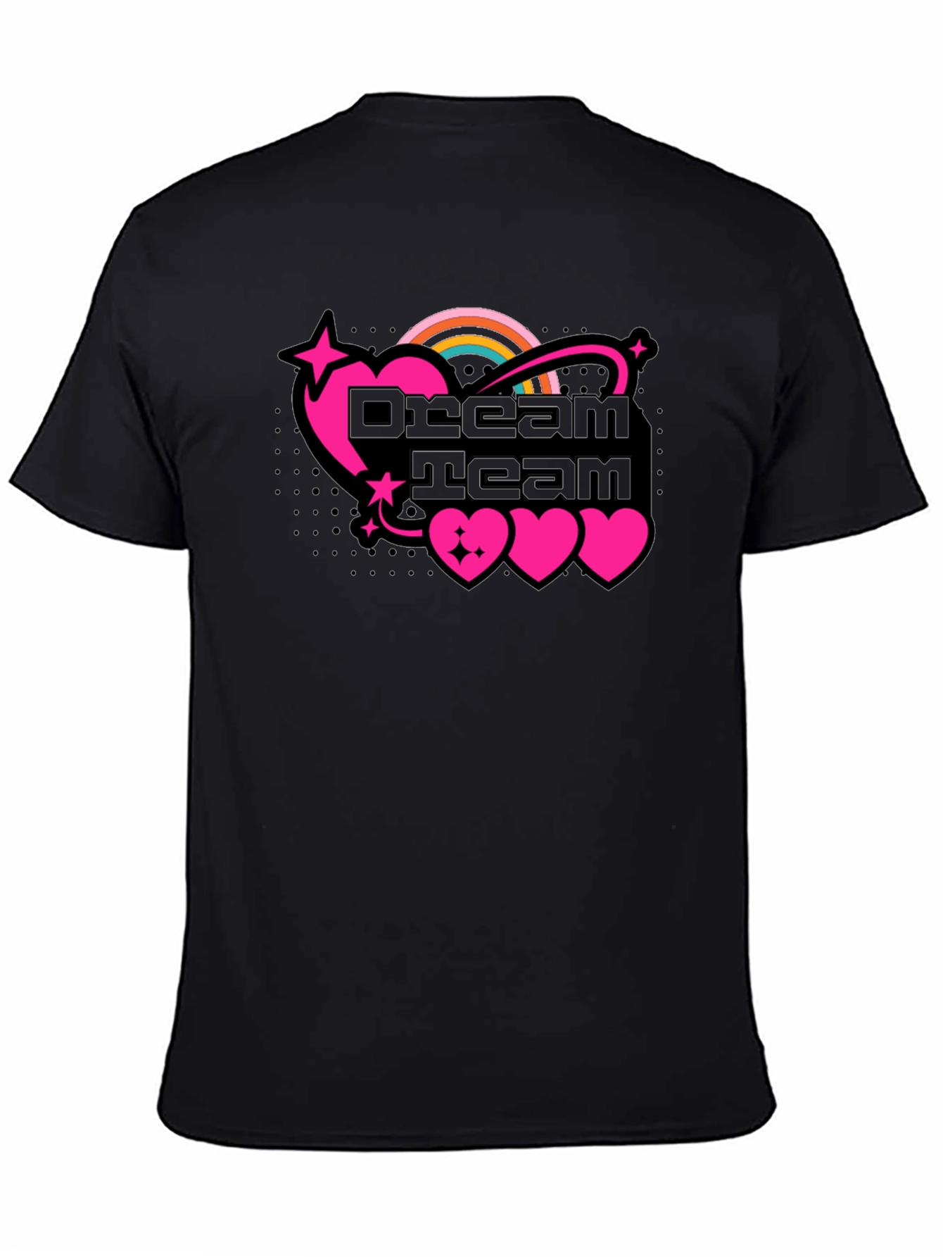 Dream Team Graphic Black T-Shirt
