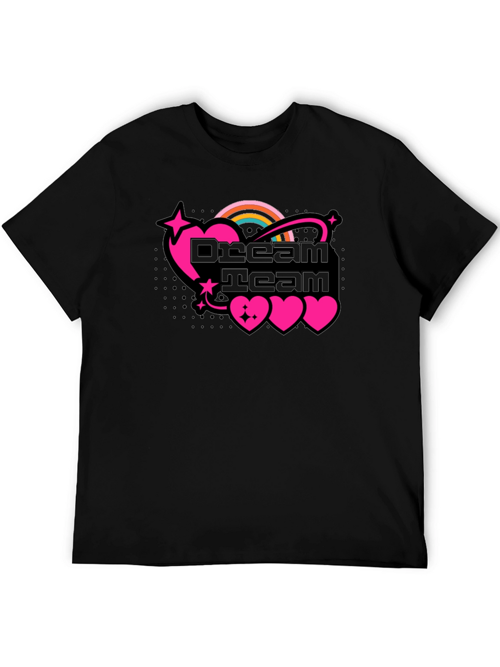 Dream Team Graphic Black T-Shirt