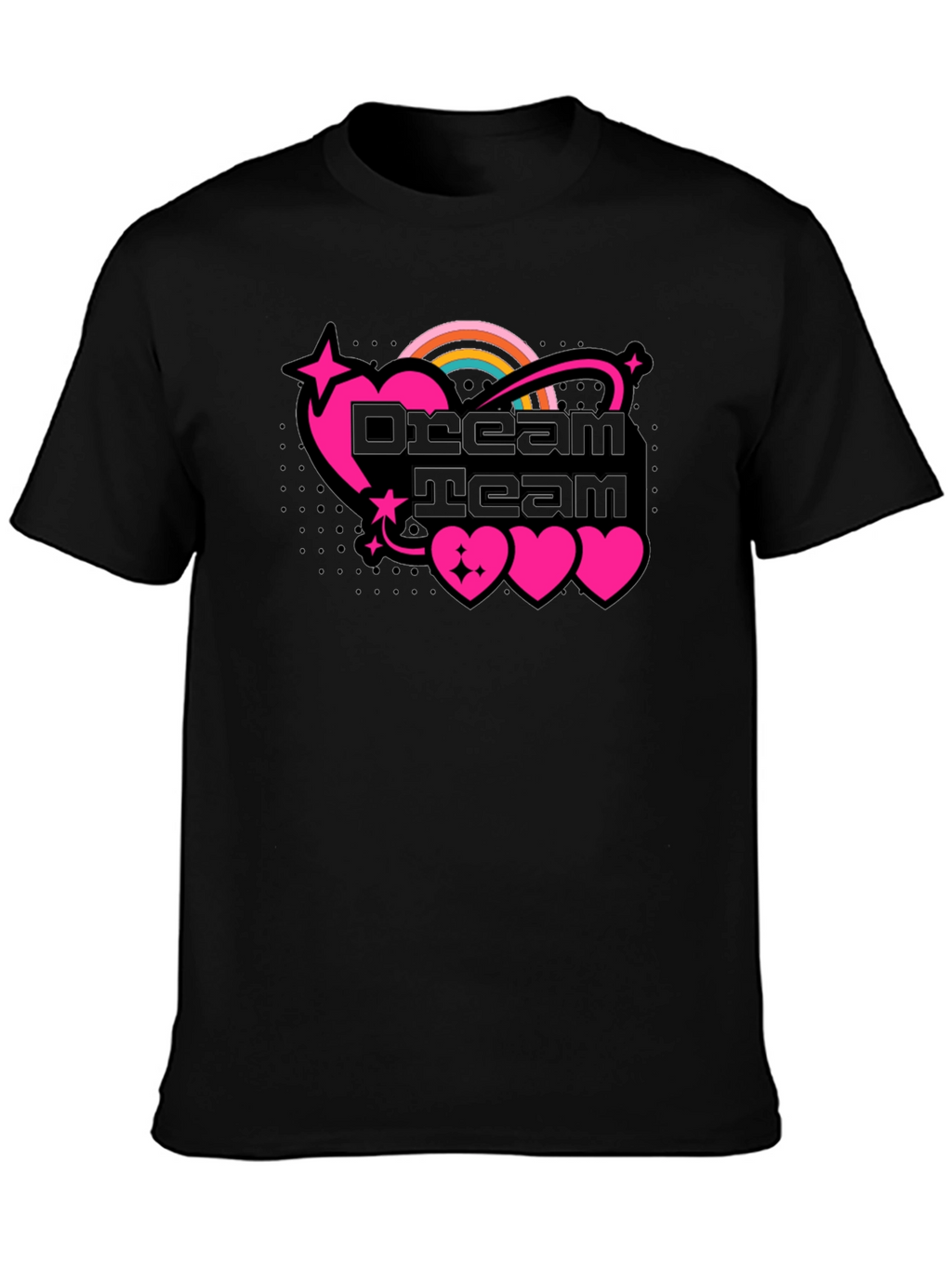 Dream Team Graphic Black T-Shirt