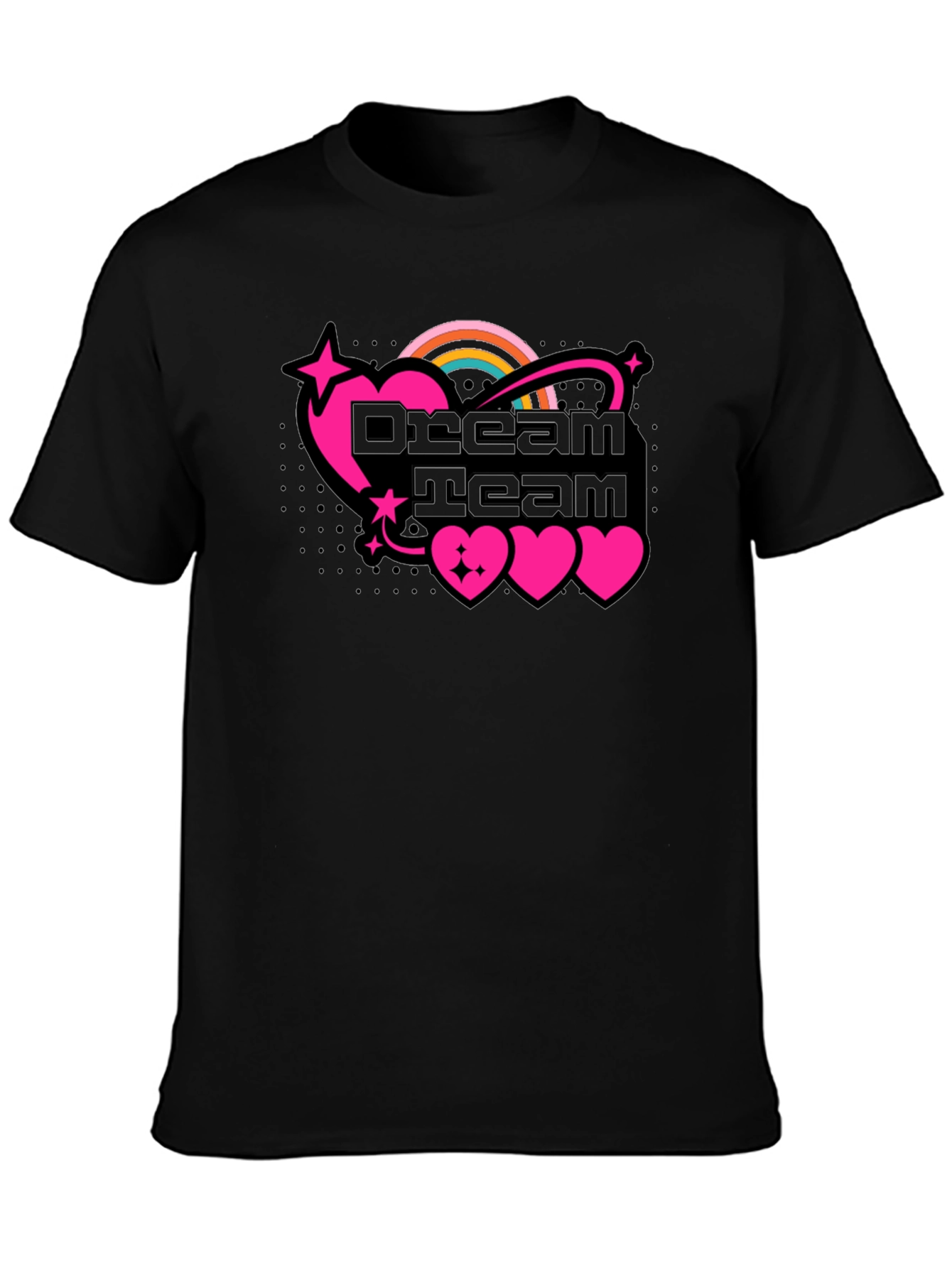 Dream Team Graphic Black T-Shirt