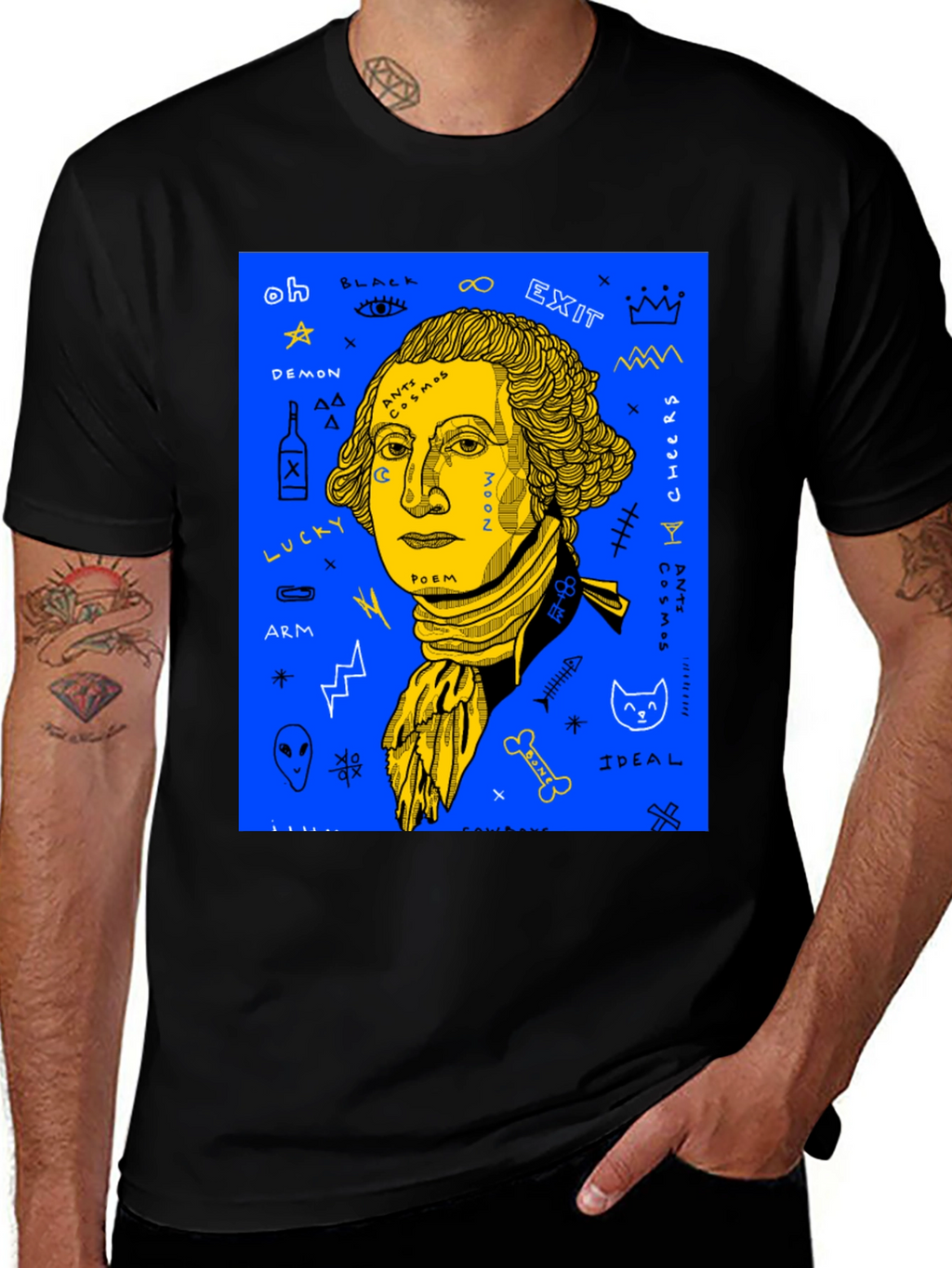 George Washington Anti Cosmos Graphic Tee