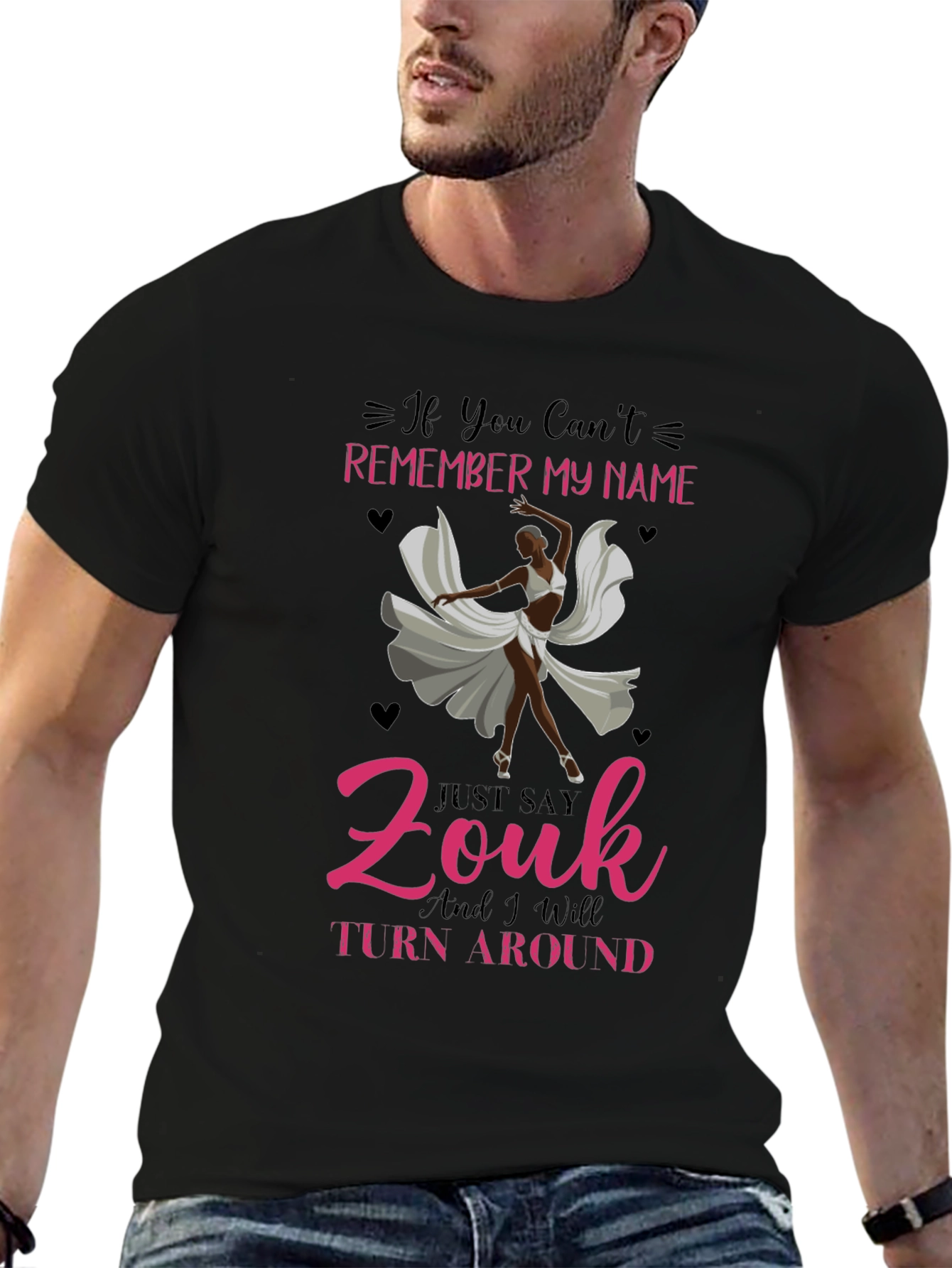 Zouk Dance T-Shirt - Remember My Name Tee