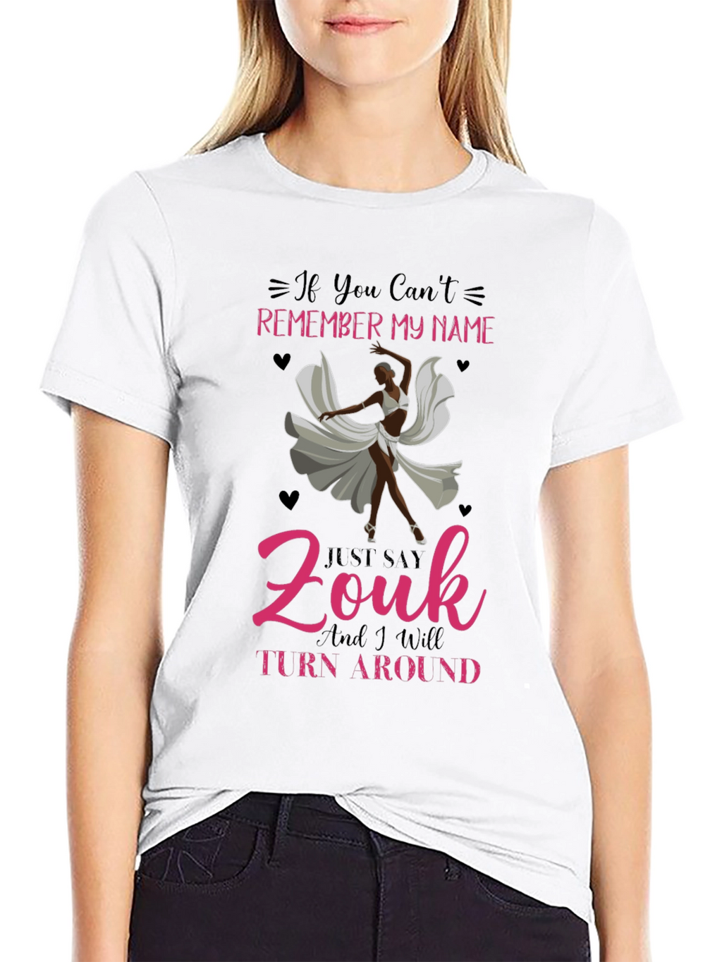 Zouk Dance T-Shirt - Remember My Name Tee