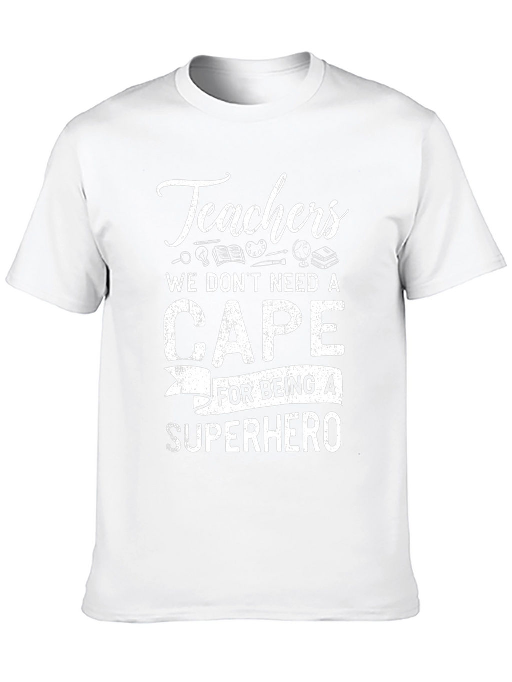 Teachers Superhero Graphic T-Shirt