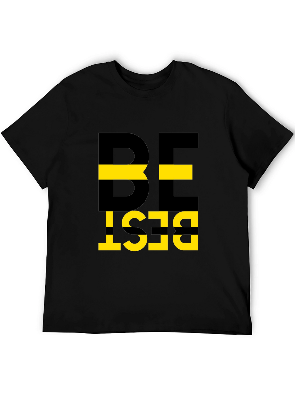 Be Best Graphic Tee - Mens Black Cotton T-Shirt