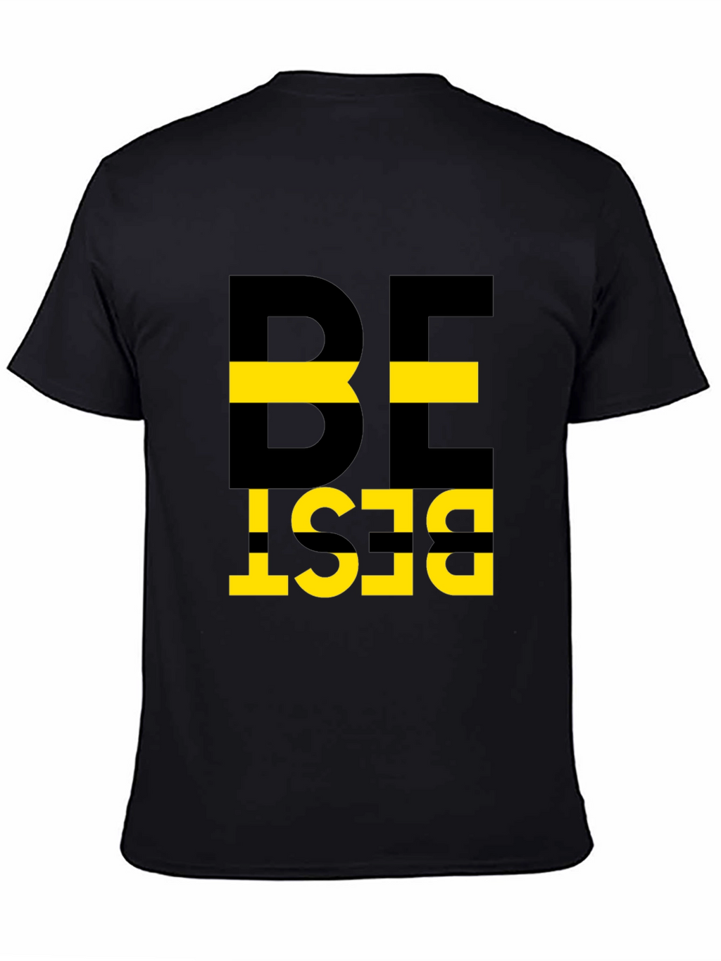 Be Best Graphic Tee - Mens Black Cotton T-Shirt