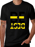 Be Best Graphic Tee - Mens Black Cotton T-Shirt