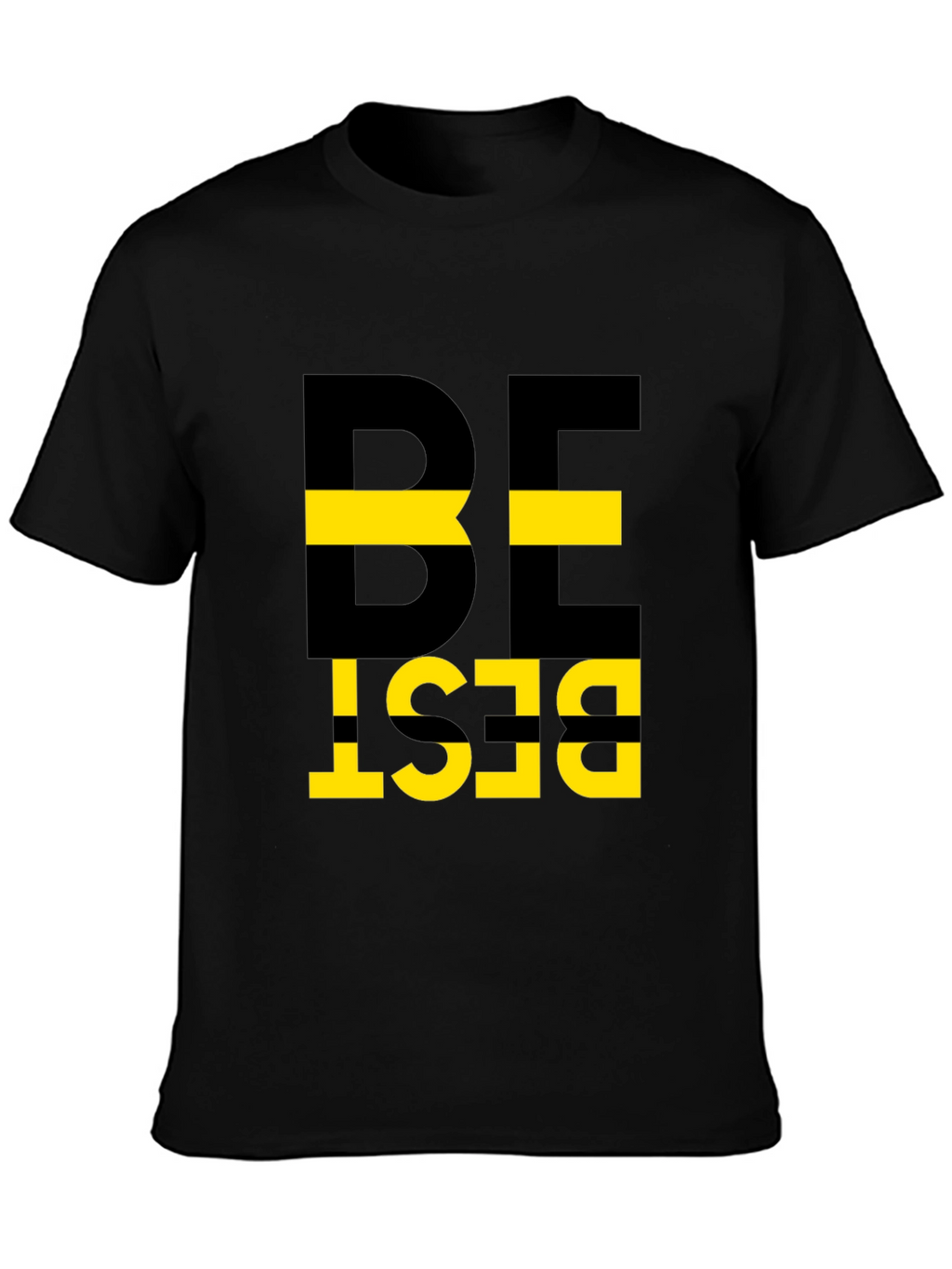 Be Best Graphic Tee - Mens Black Cotton T-Shirt