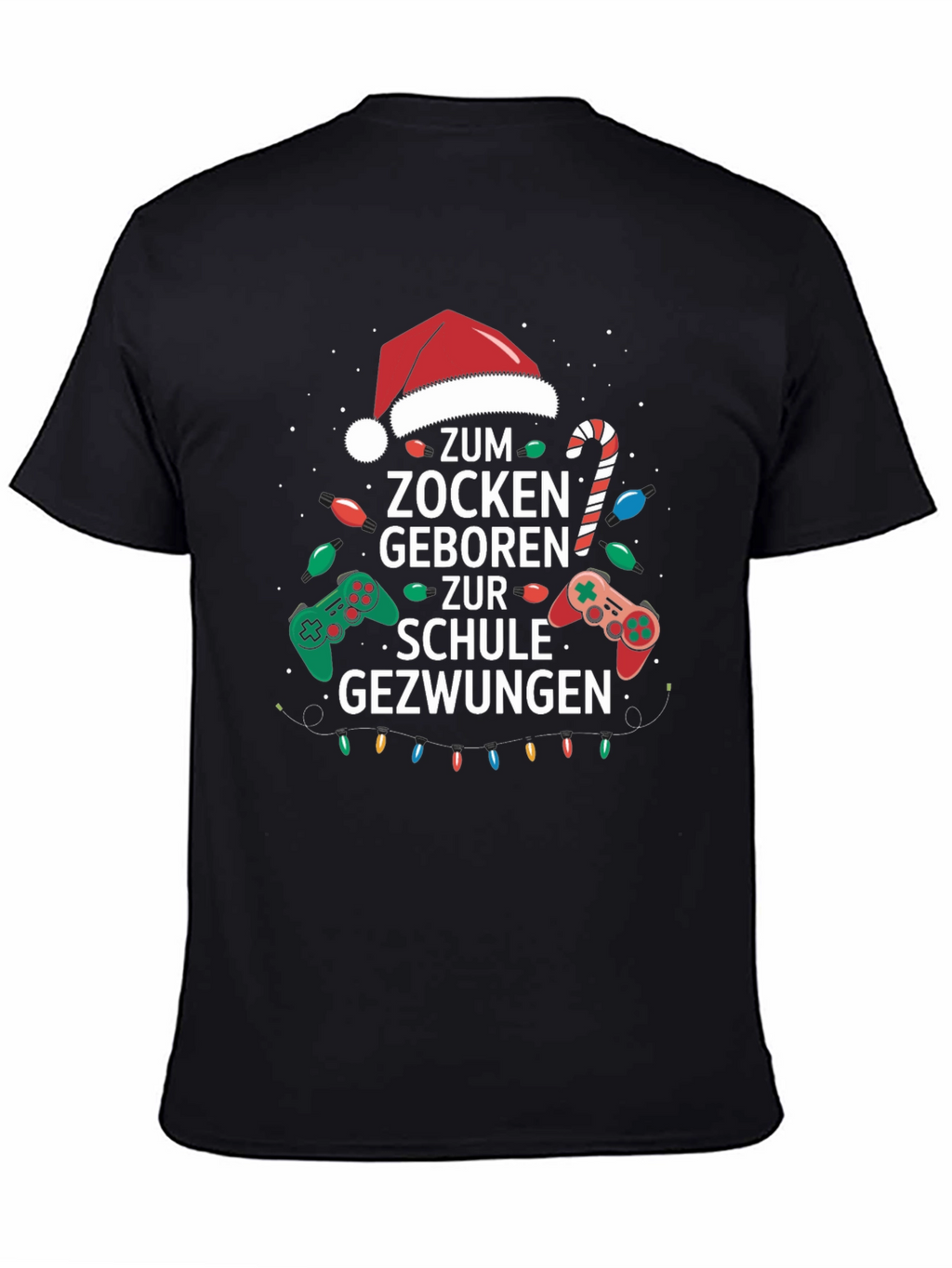 Gamer Christmas T-Shirt - Born to Game