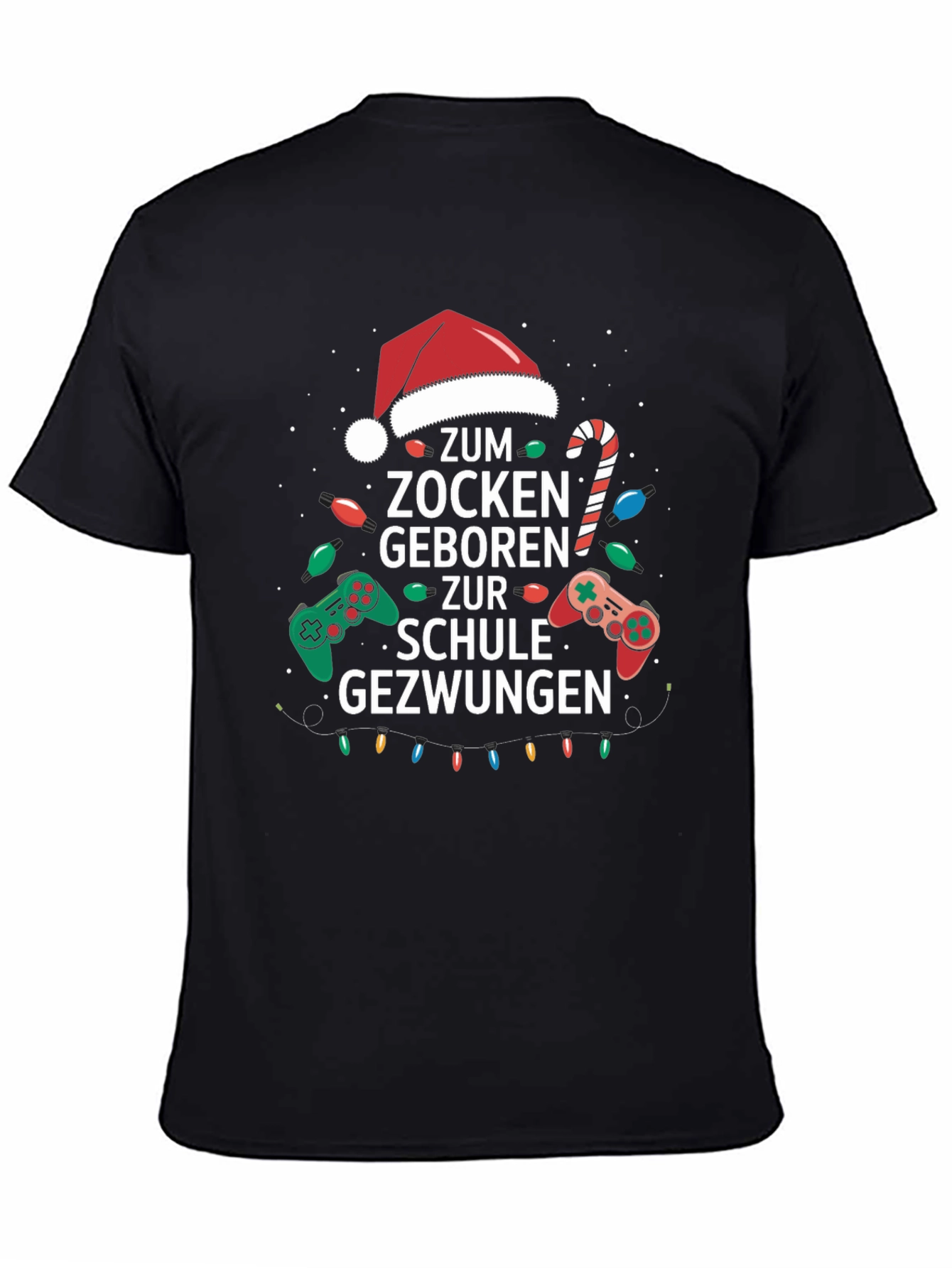 Gamer Christmas T-Shirt - Born to Game