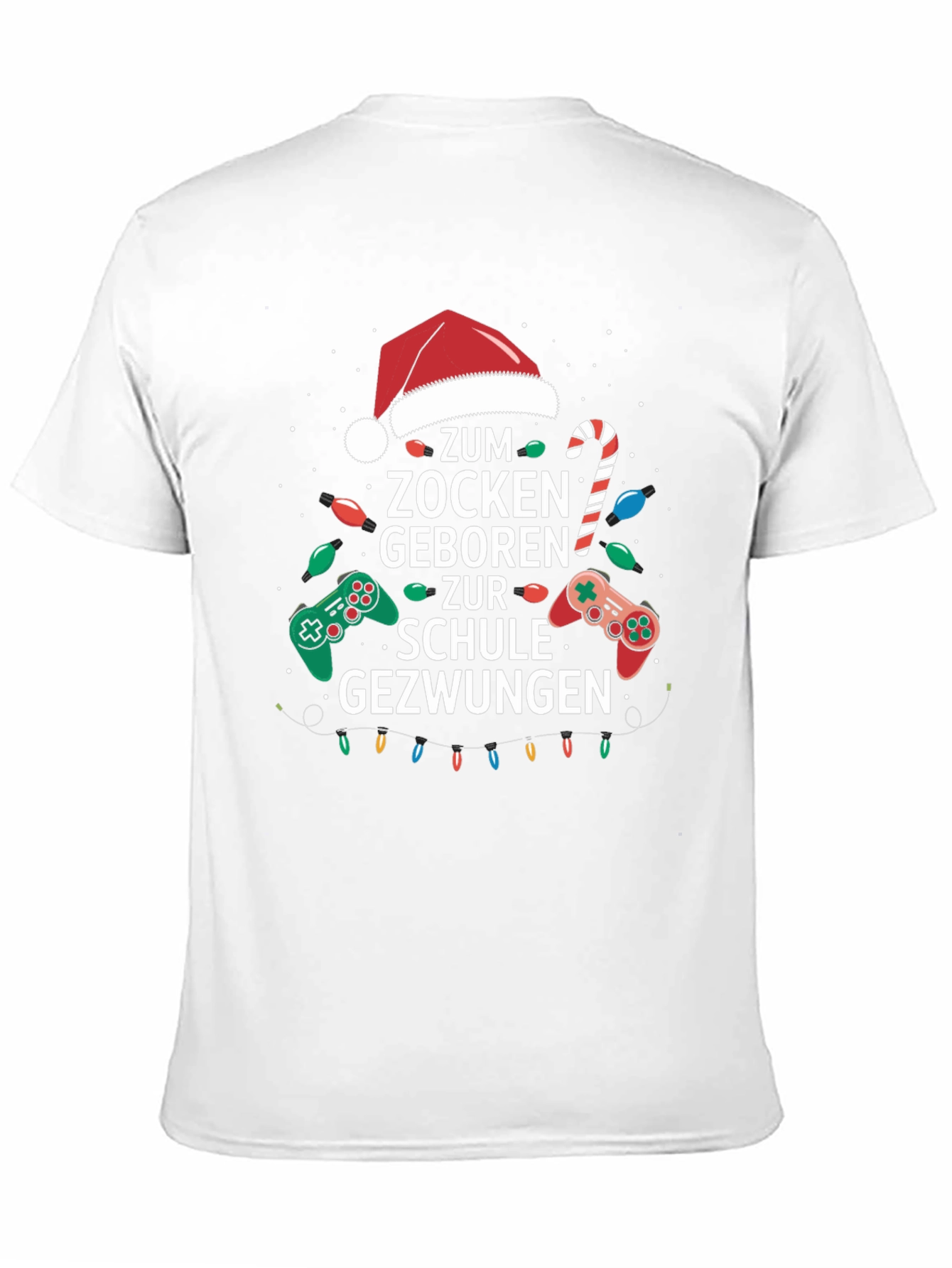 Gamer Christmas T-Shirt - Born to Game