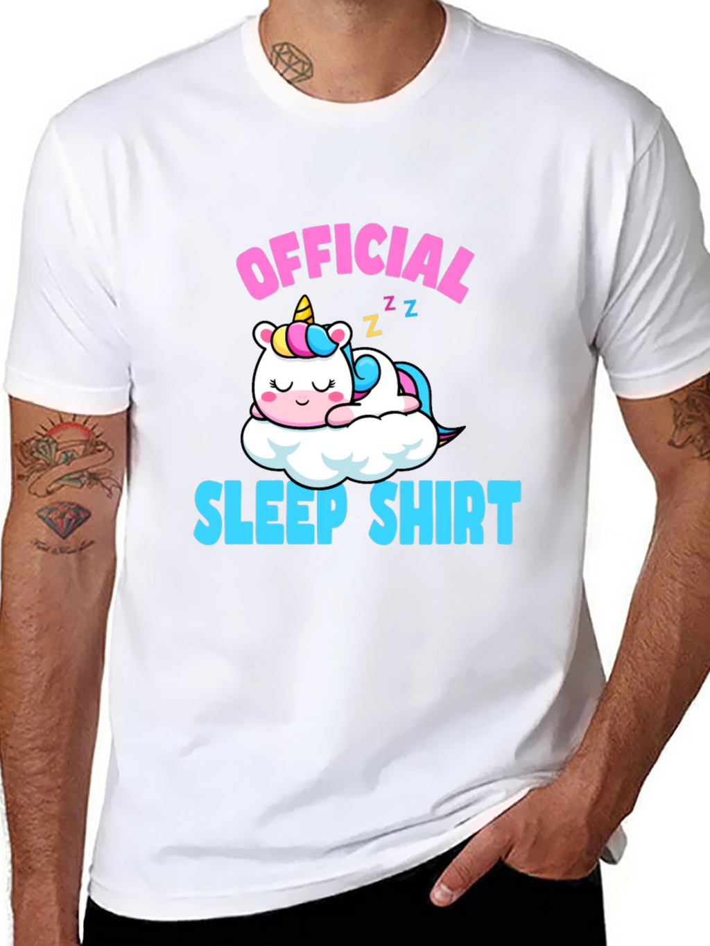 Official Sleep Shirt Unicorn T-Shirt