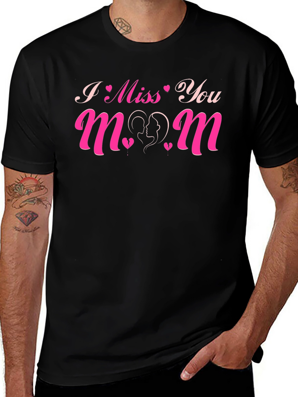 I Miss You Mom Graphic T-Shirt
