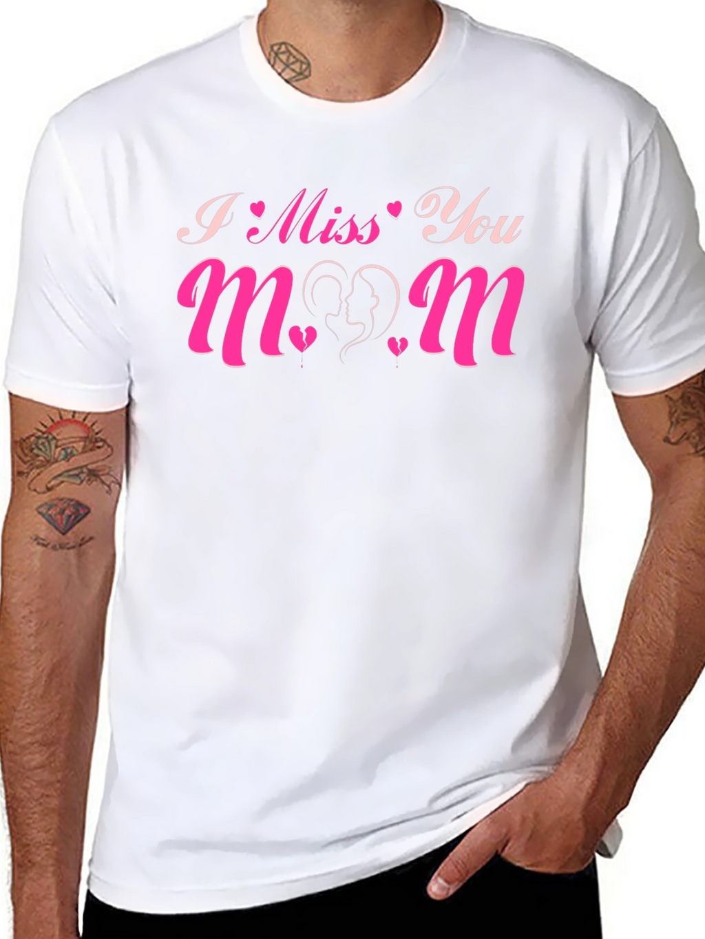 I Miss You Mom Graphic T-Shirt