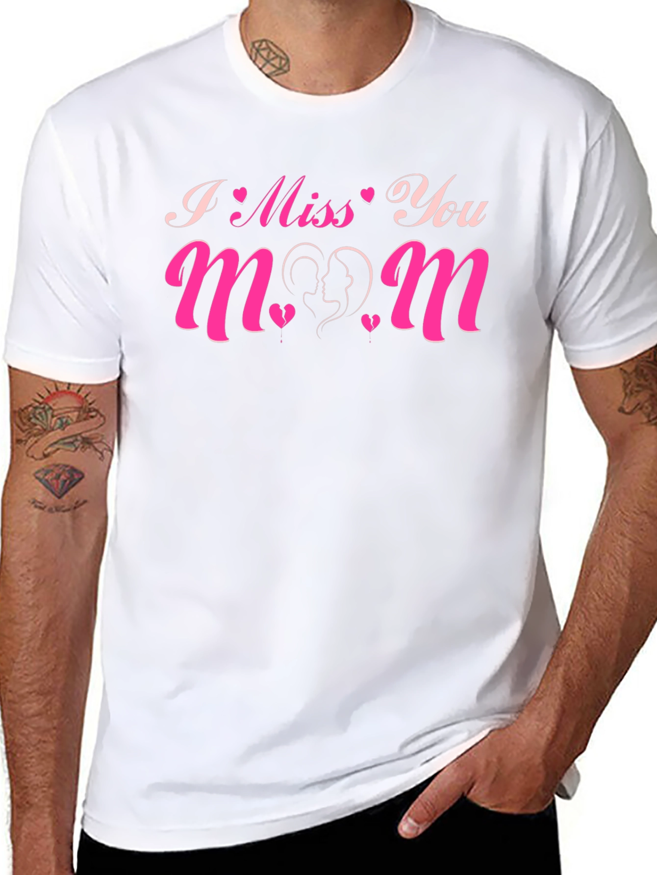 I Miss You Mom Graphic T-Shirt