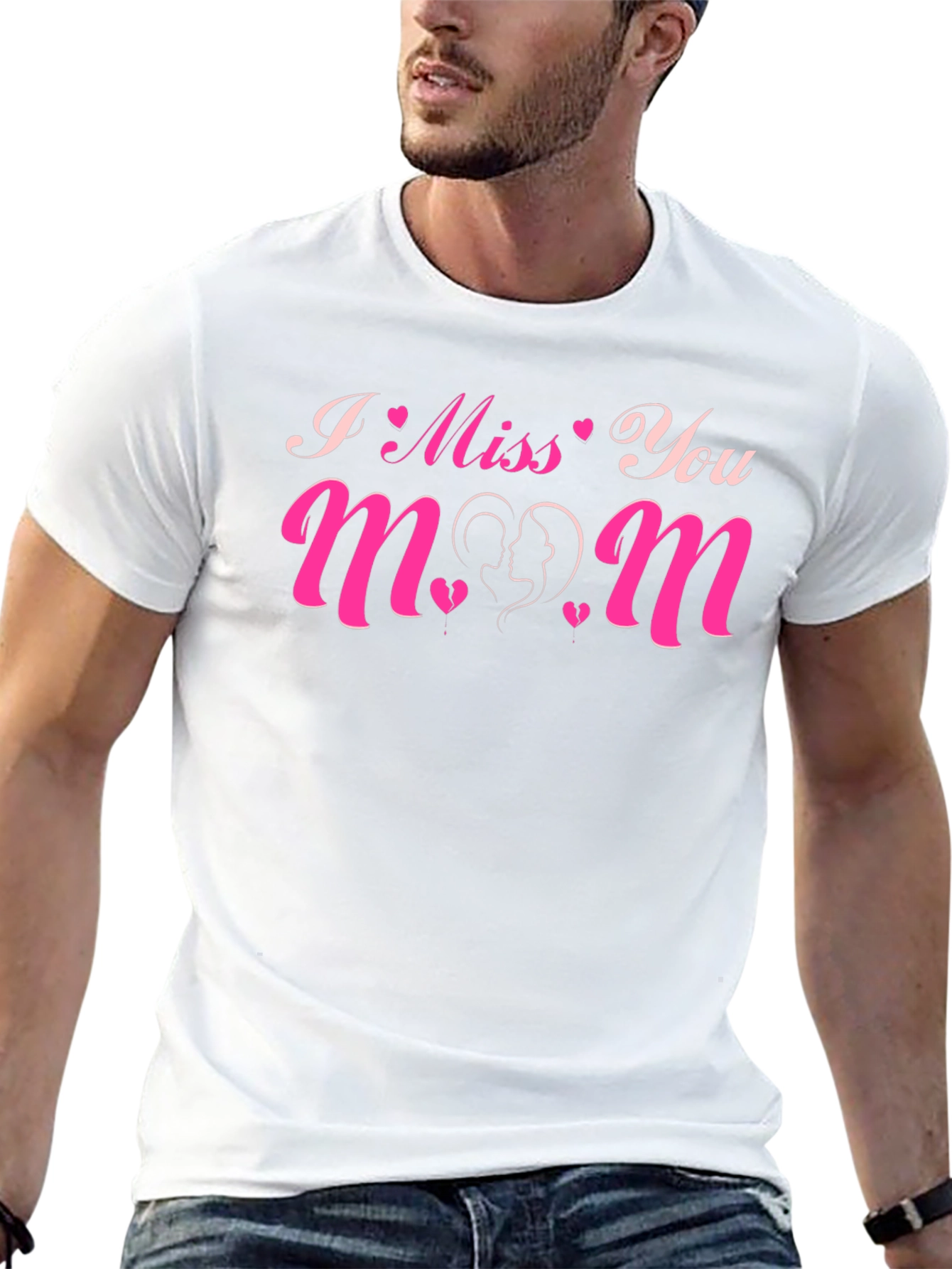I Miss You Mom Graphic T-Shirt
