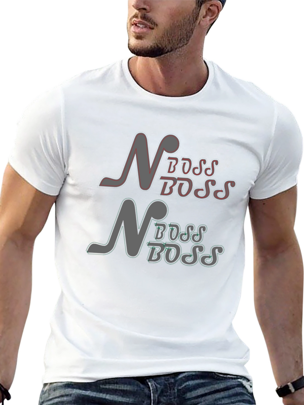 Boss Graphic T-Shirt - Stylish Mens Tee