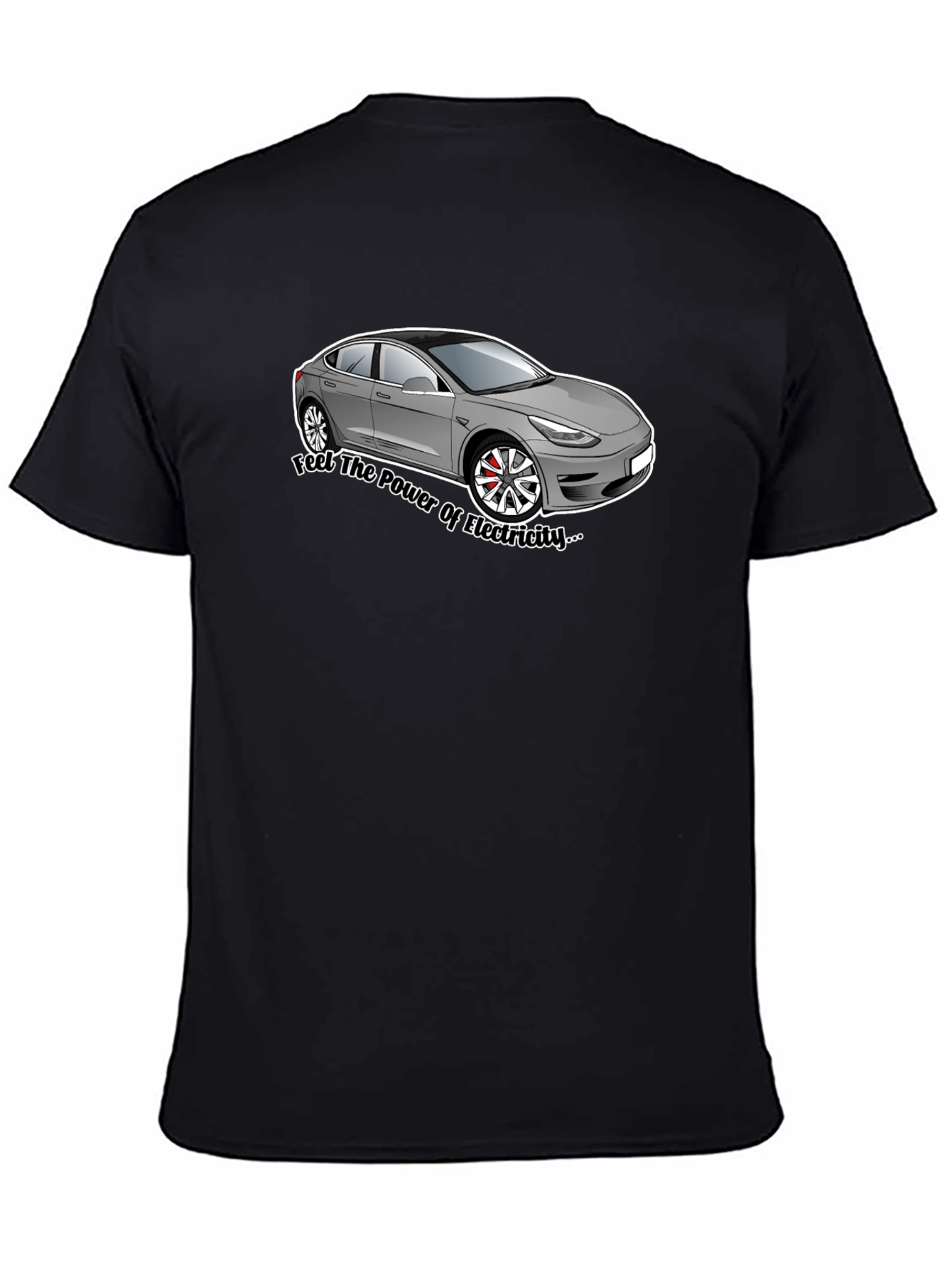 Electric Car Graphic Tee - Power of Electricity T-Shirt