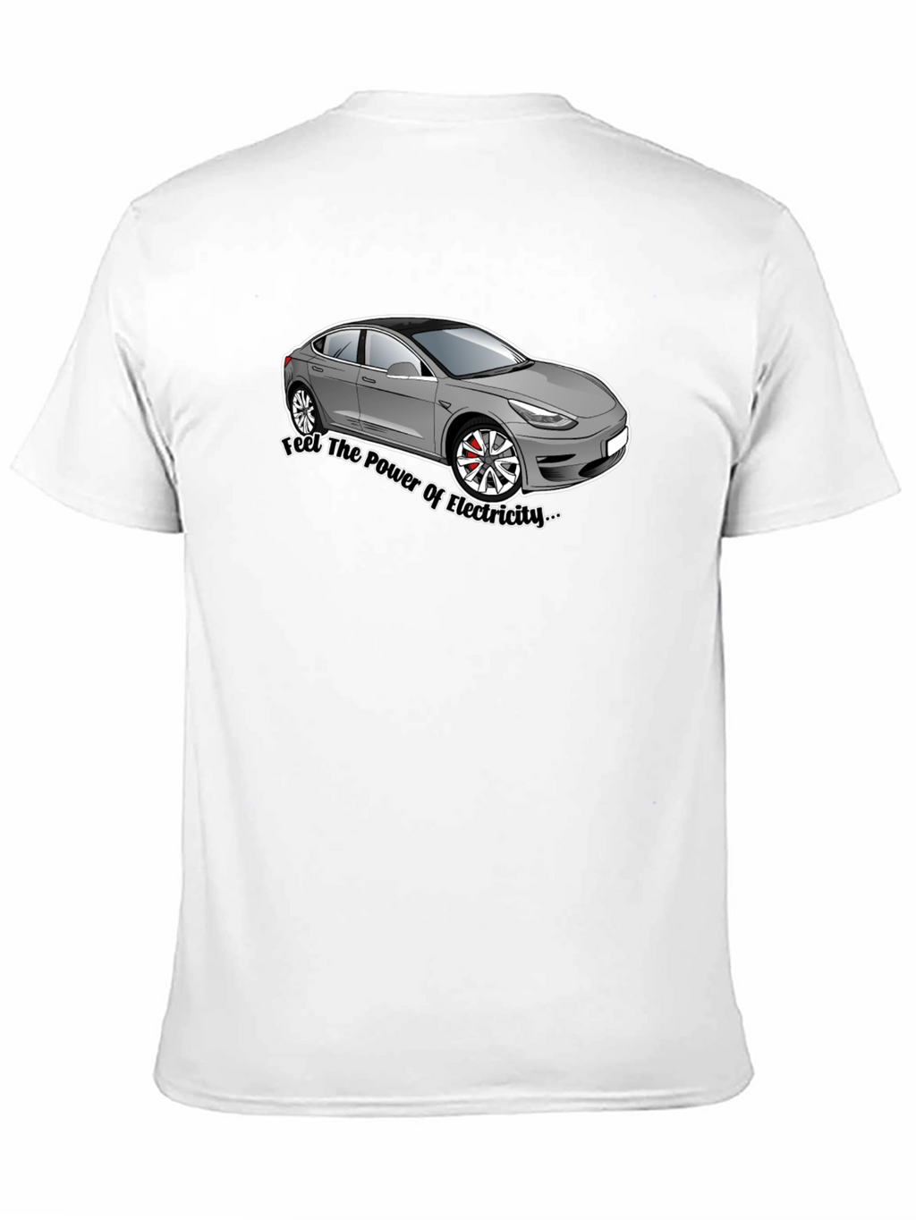 Electric Car Graphic Tee - Power of Electricity T-Shirt