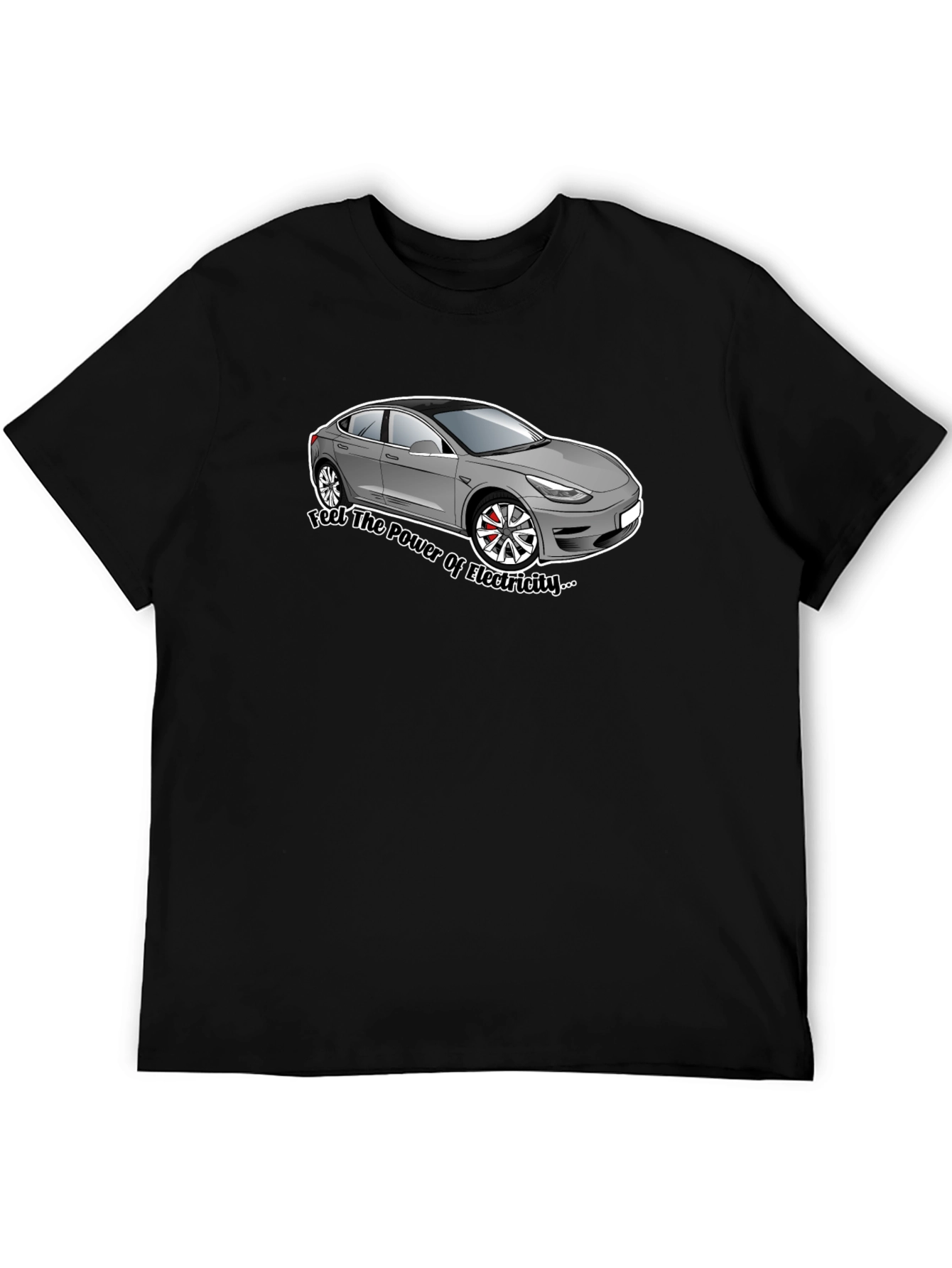 Electric Car Graphic Tee - Power of Electricity T-Shirt
