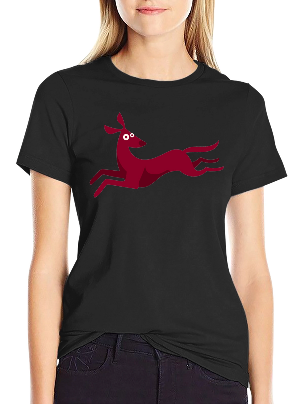 Funky Deer Graphic T-Shirt