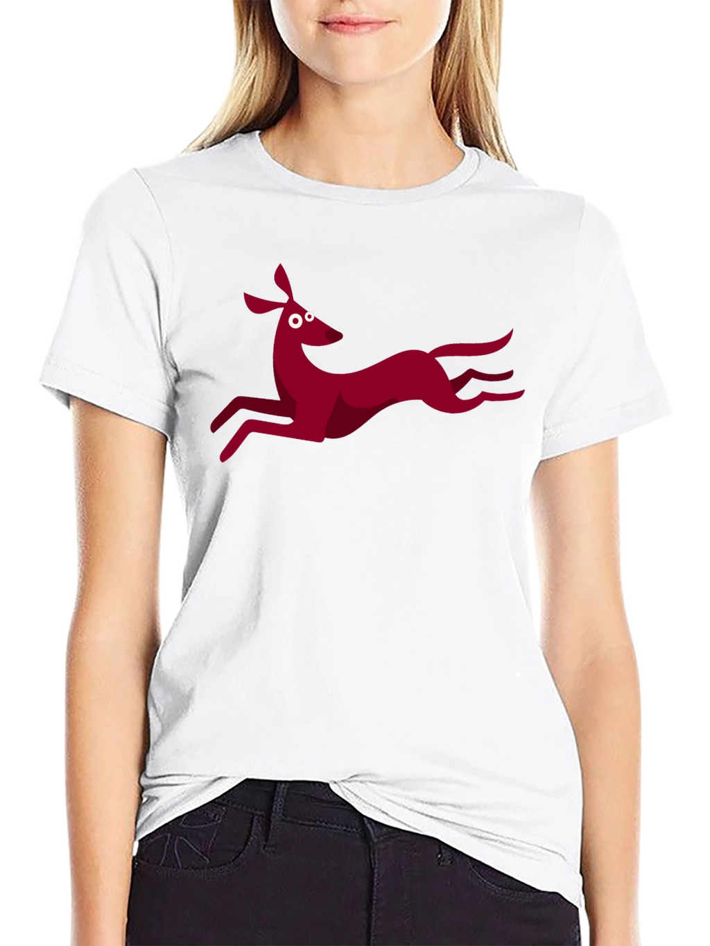 Funky Deer Graphic T-Shirt