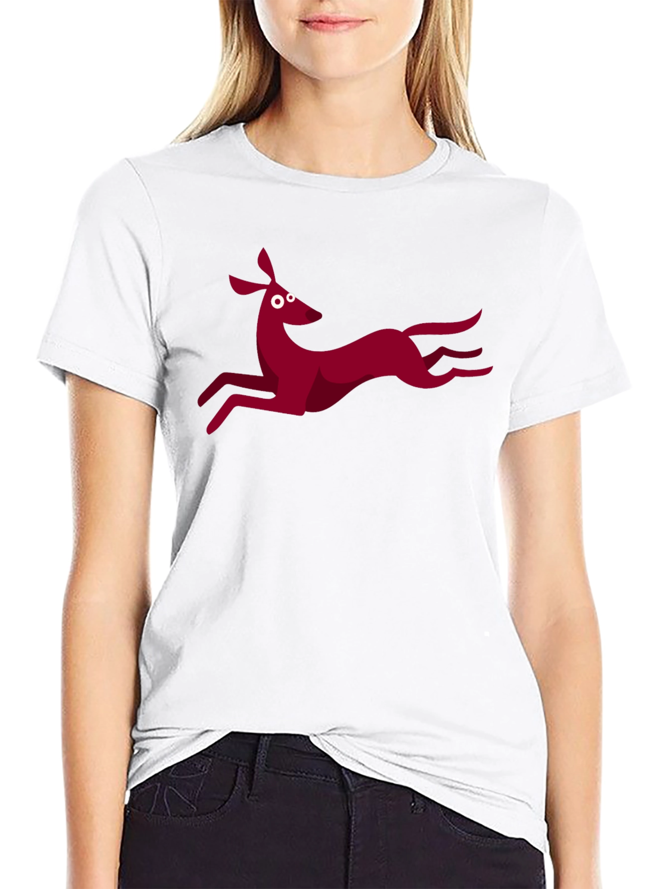 Funky Deer Graphic T-Shirt
