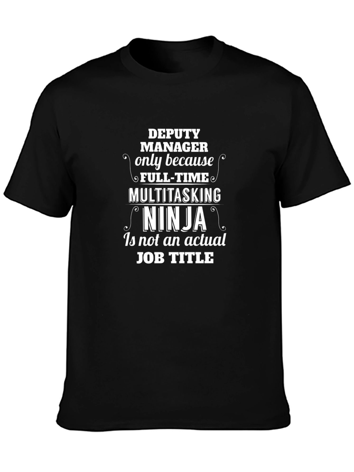 Deputy Manager Ninja Graphic T-Shirt