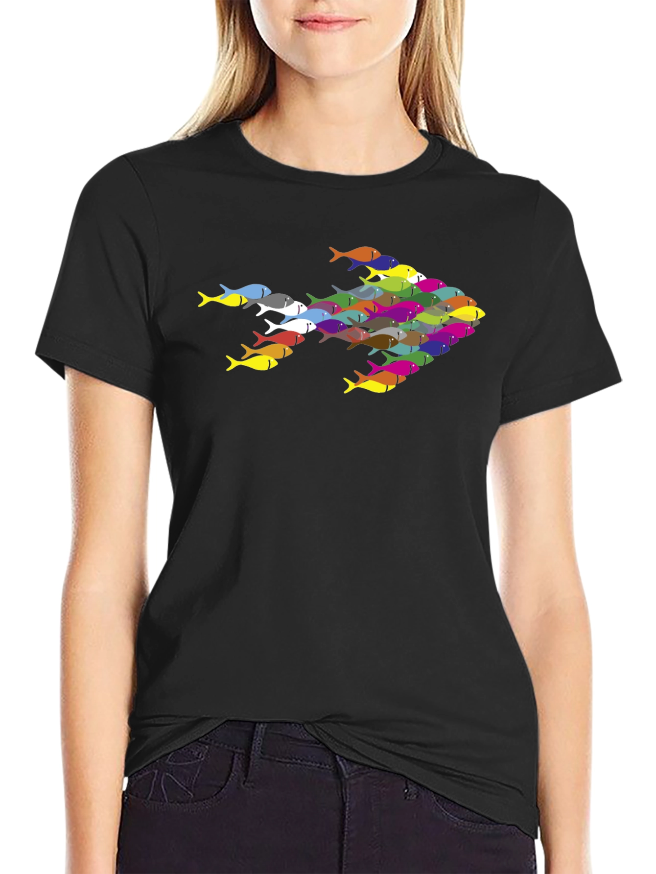 School of Fish Arrow Graphic Tee