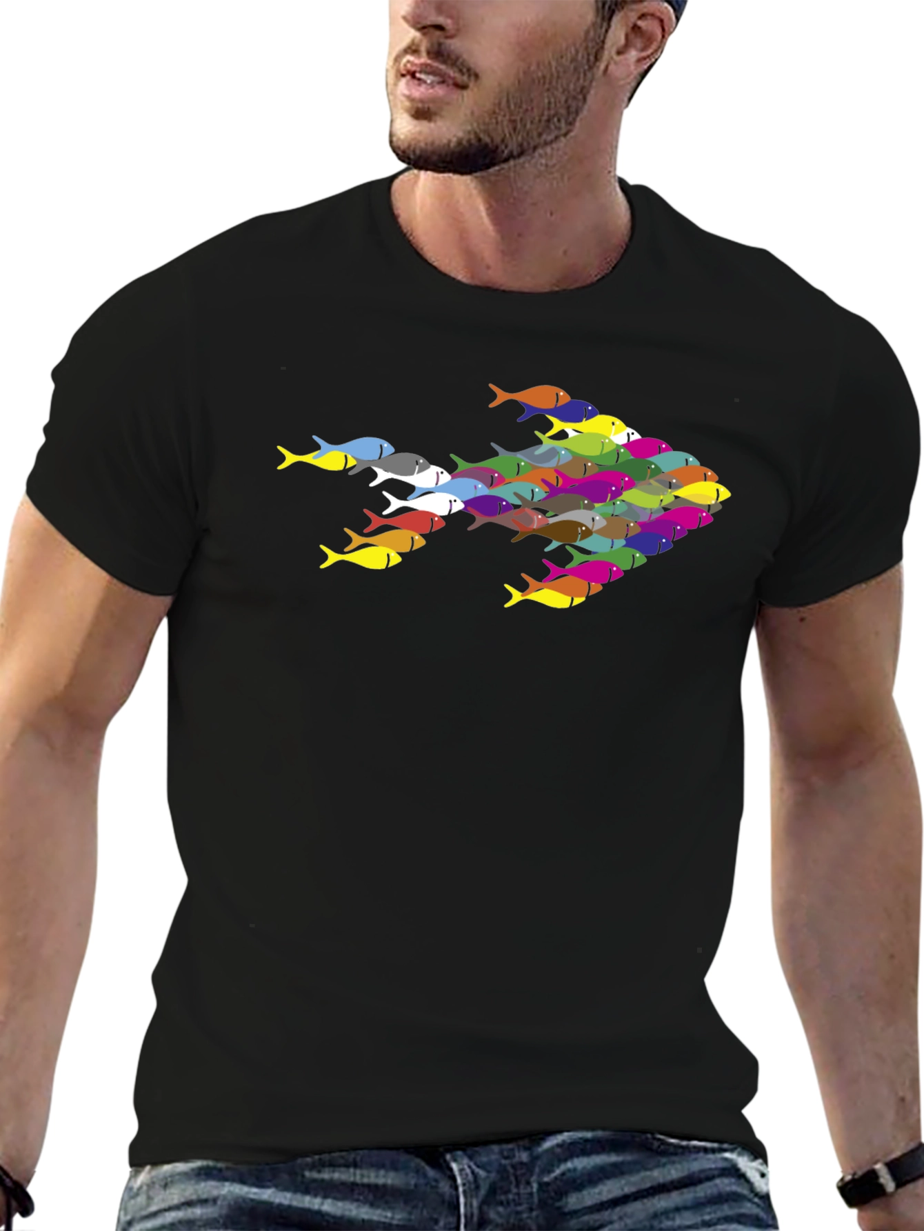 School of Fish Arrow Graphic Tee