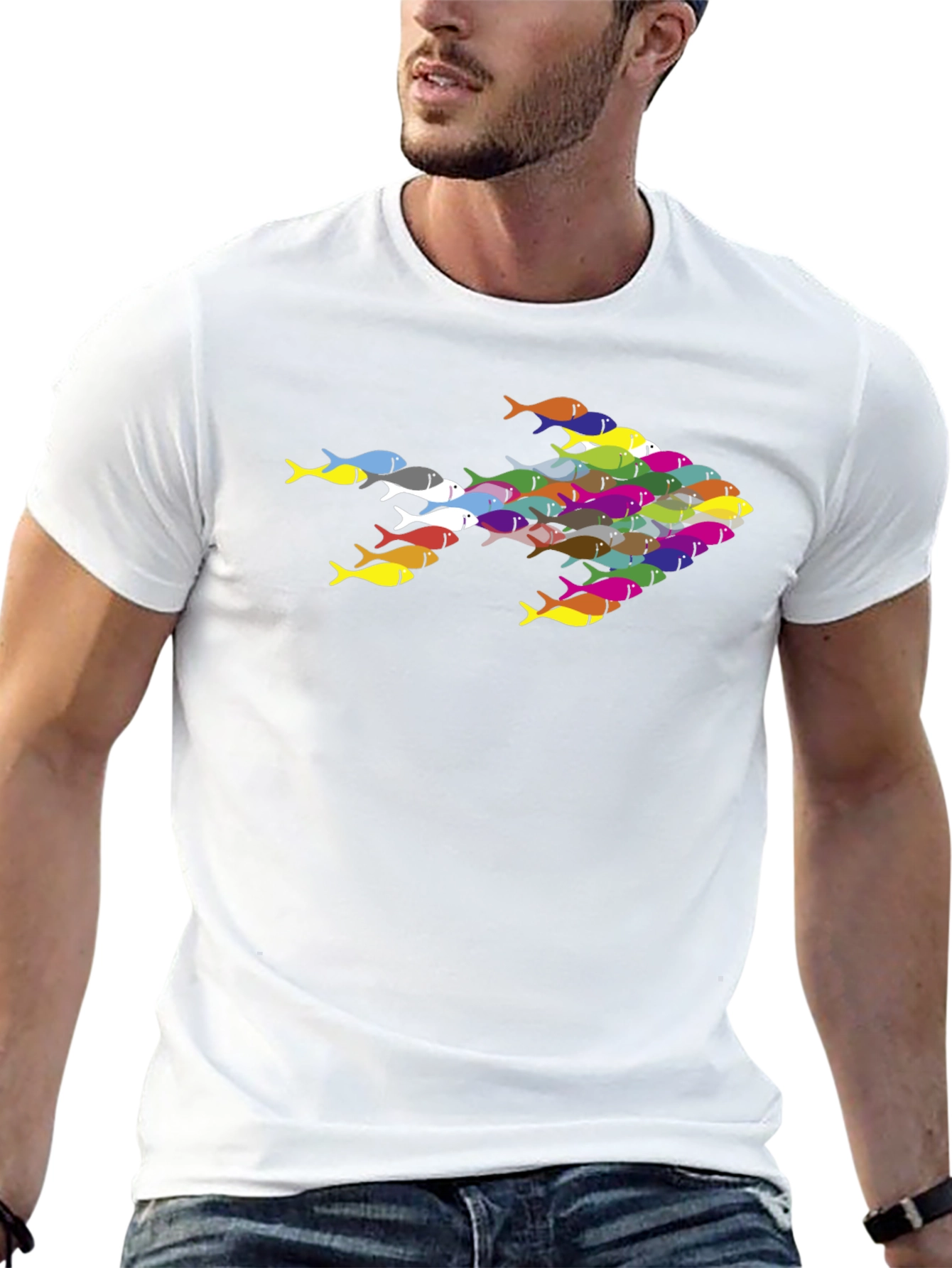 School of Fish Arrow Graphic Tee