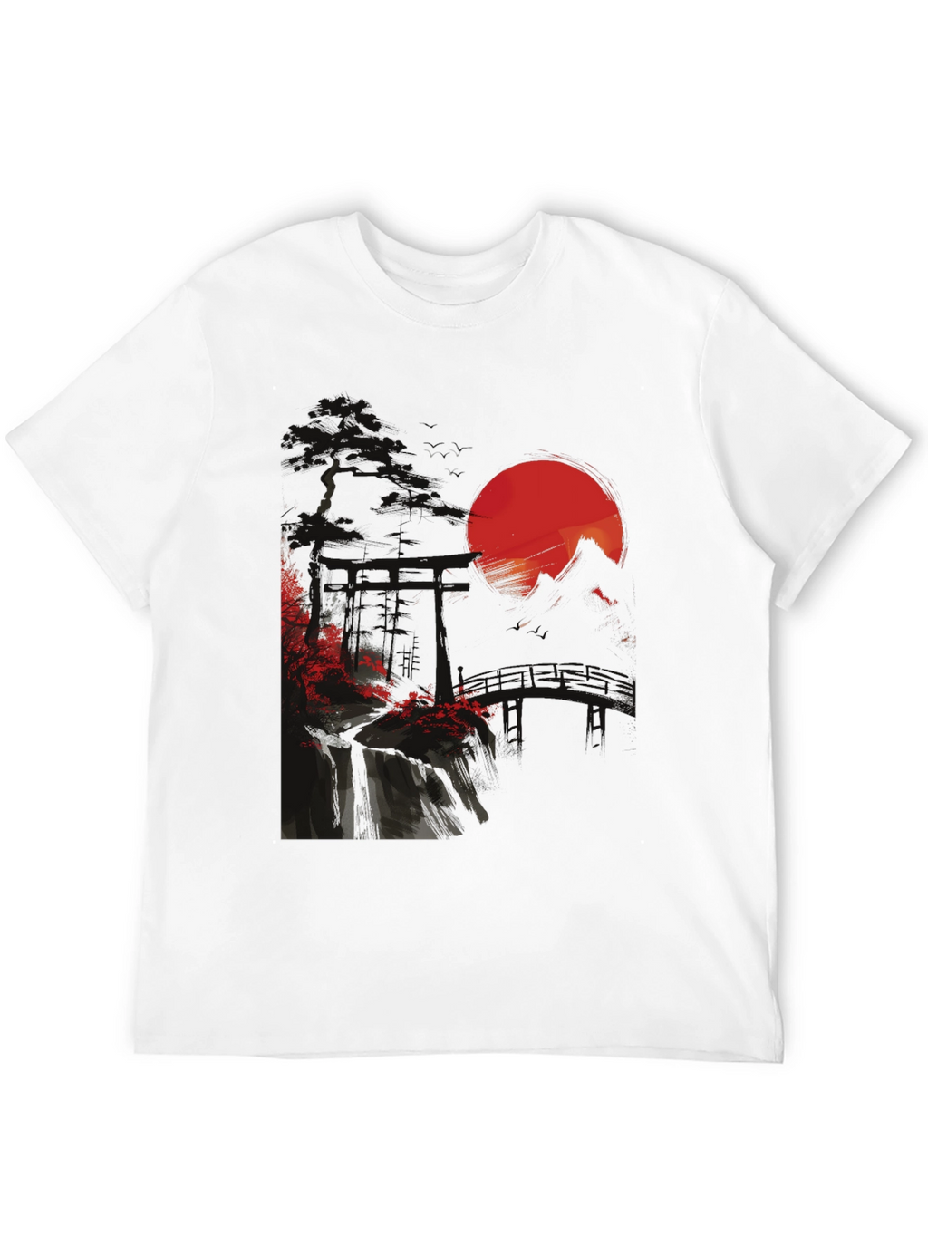 Japanese Sunset Graphic Tee