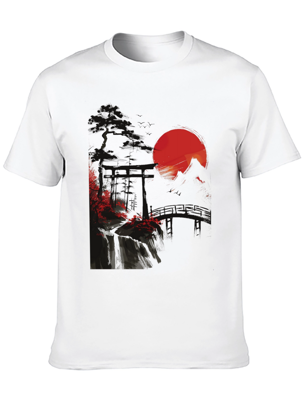 Japanese Sunset Graphic Tee