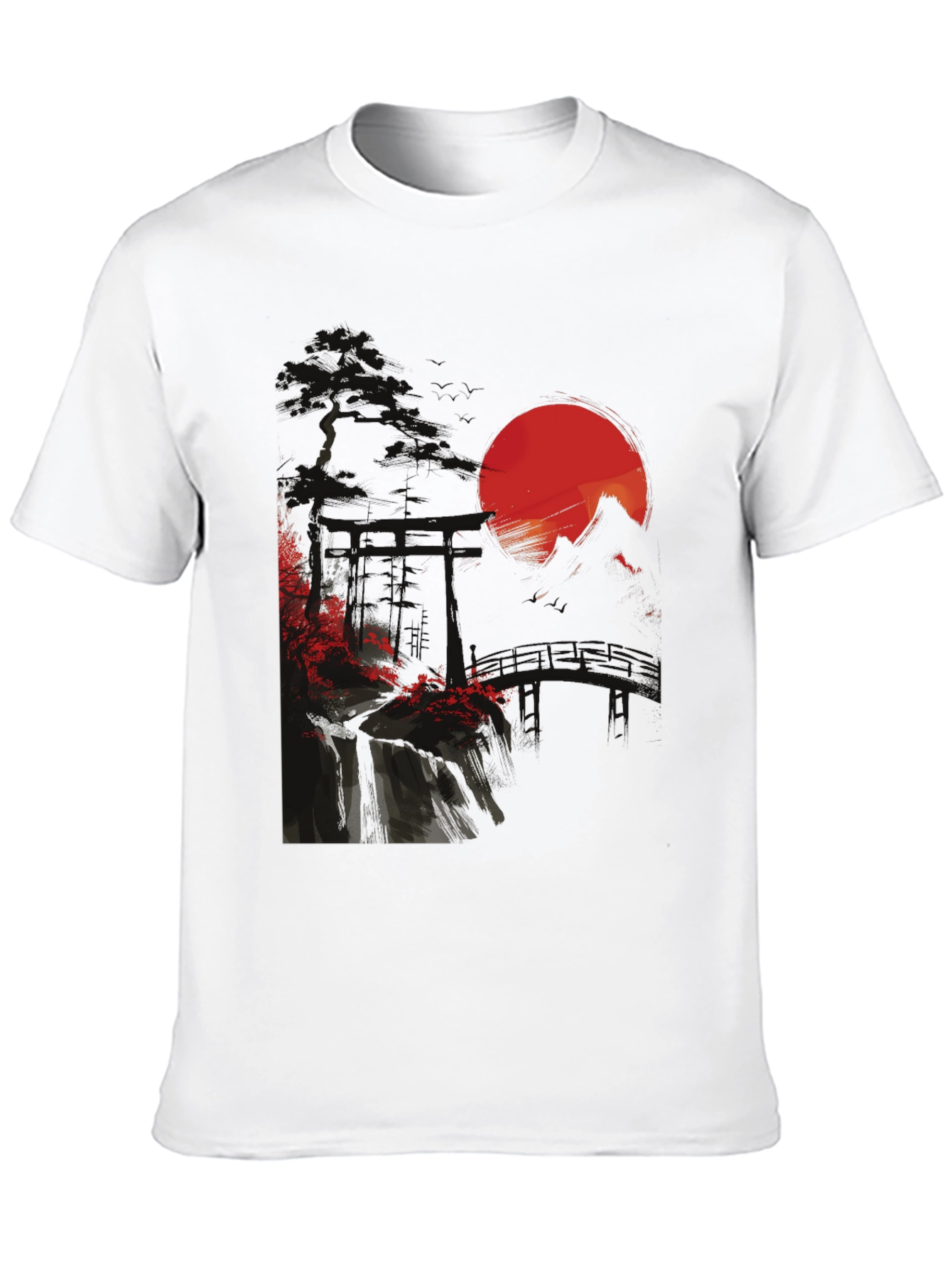 Japanese Sunset Graphic Tee