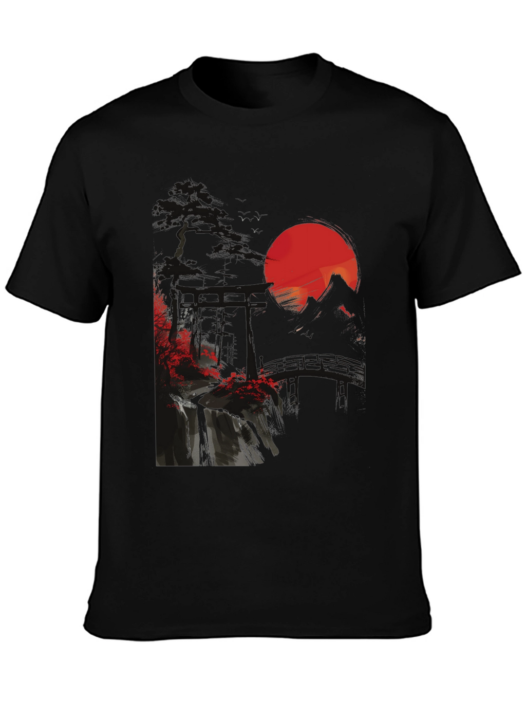 Japanese Sunset Graphic Tee