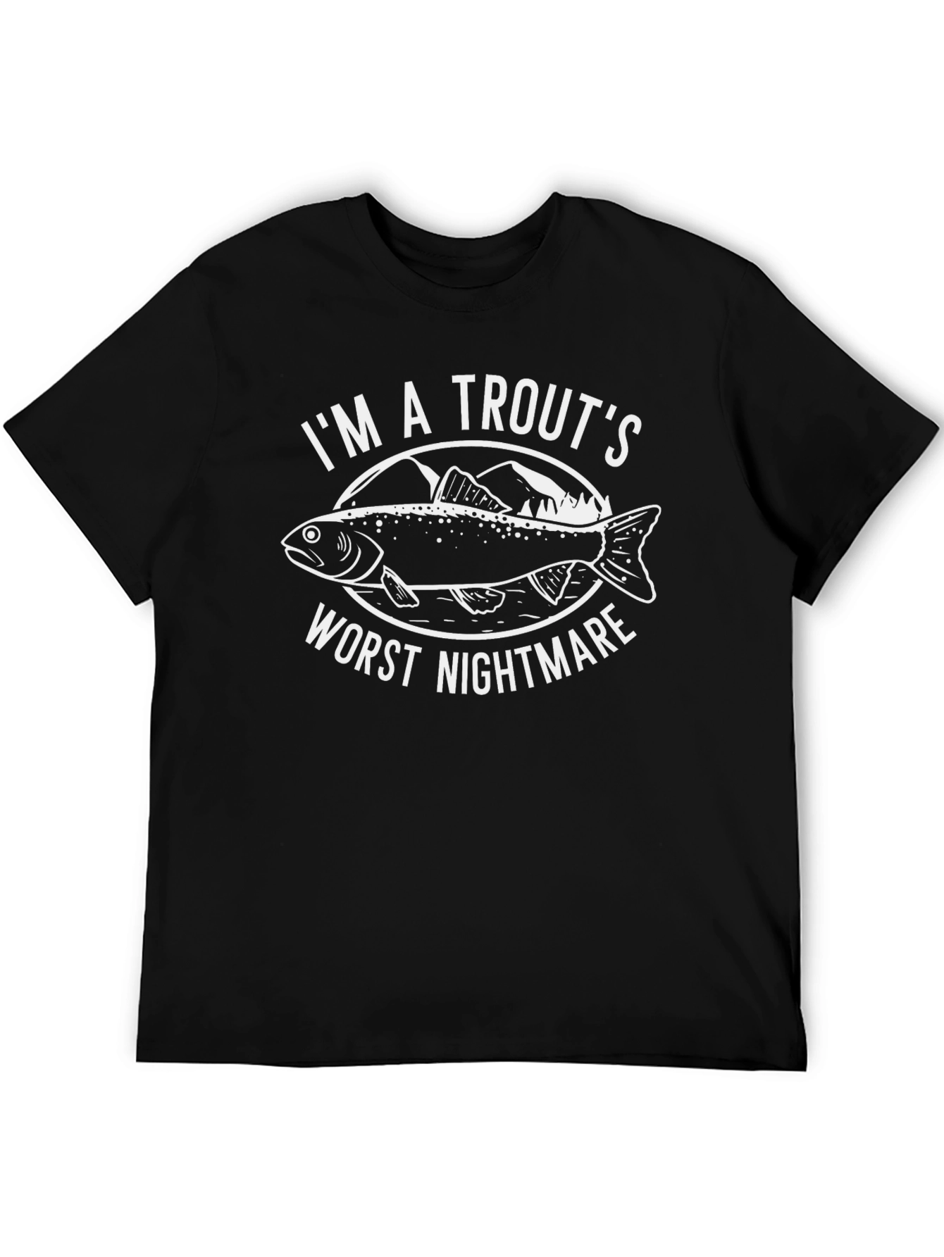 Trouts Worst Nightmare Graphic T-Shirt - Fishing Tee