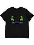 DJ Speakers Graphic Tee - Black