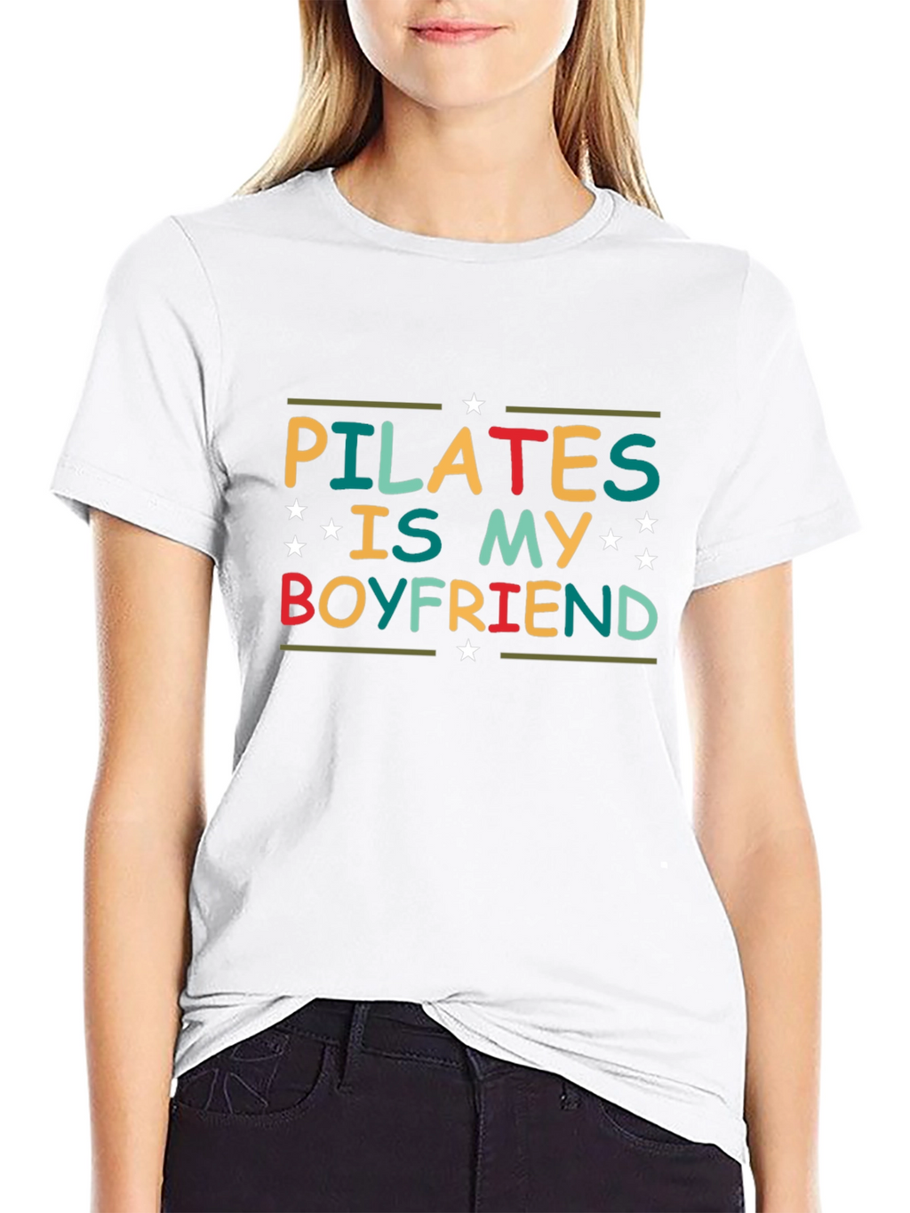 Pilates is My Boyfriend Graphic T-Shirt