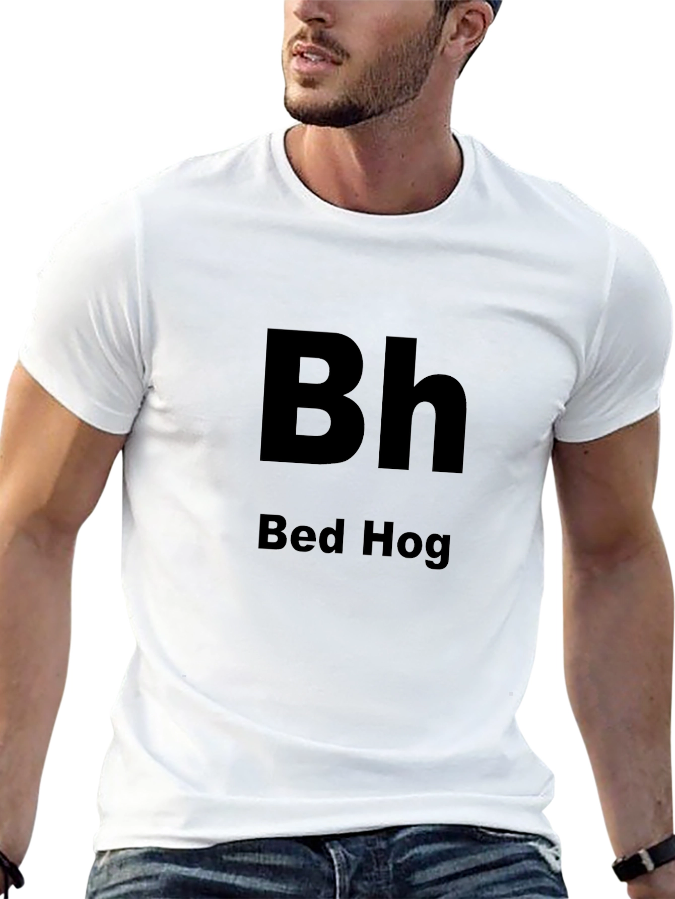 Bed Hog Graphic Tee - Black Cotton T-Shirt
