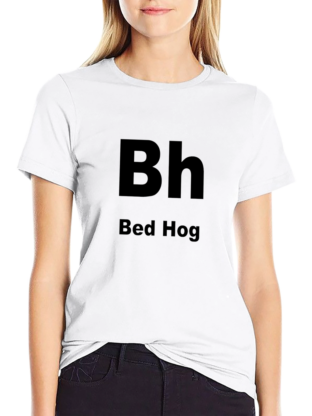 Bed Hog Graphic Tee - Black Cotton T-Shirt