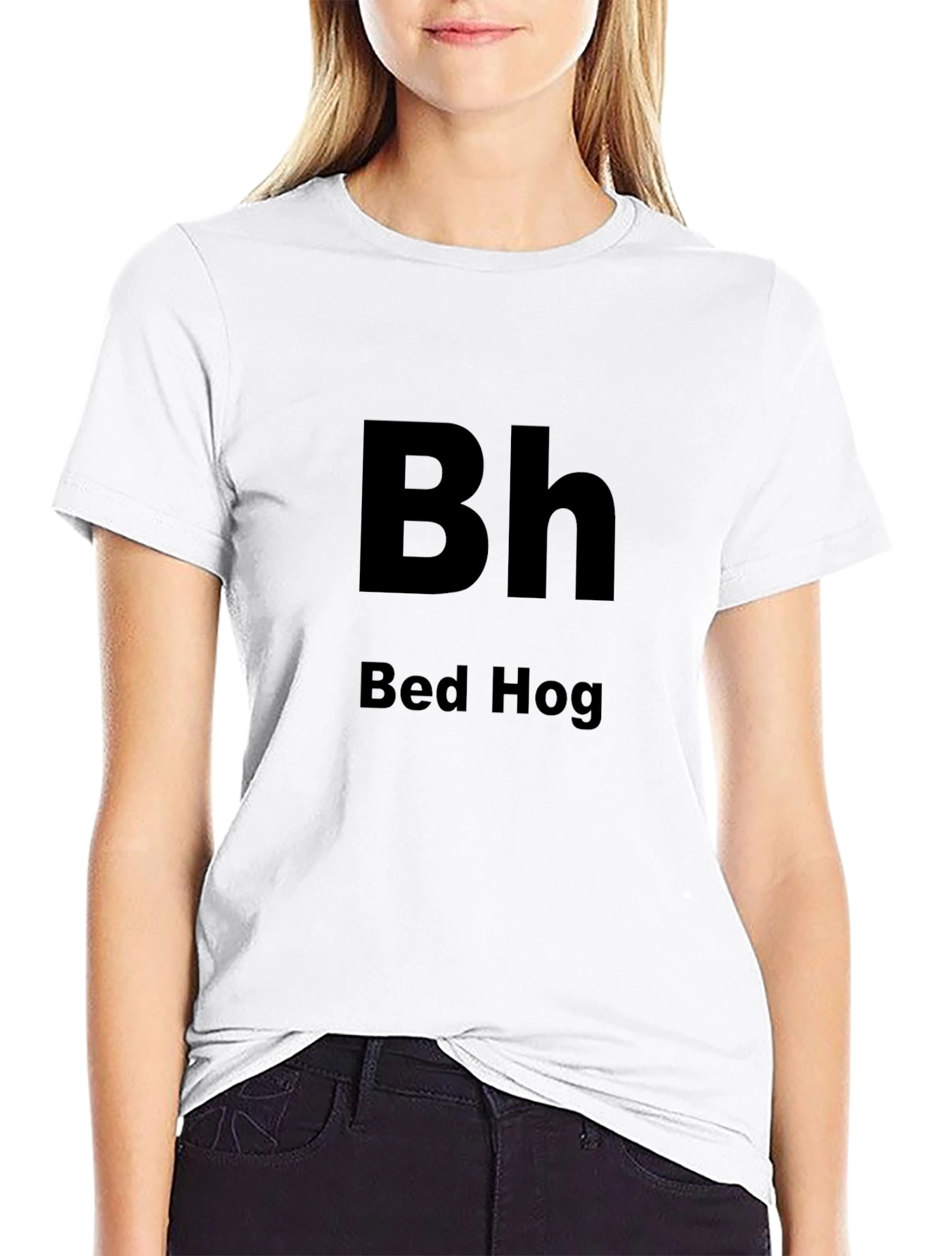 Bed Hog Graphic Tee - Black Cotton T-Shirt