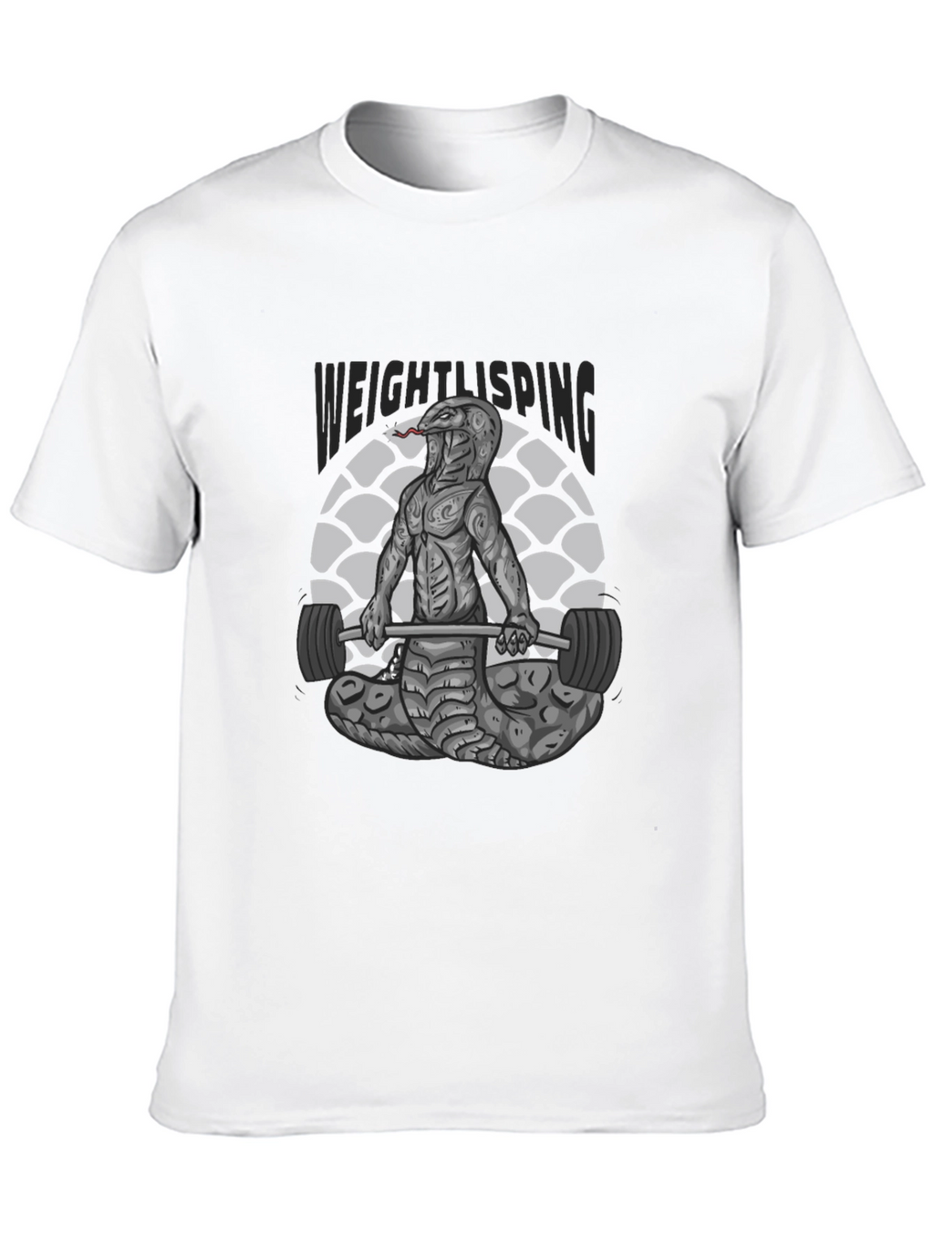 Weightlifting Snake T-Shirt - Cobra Gym Tee
